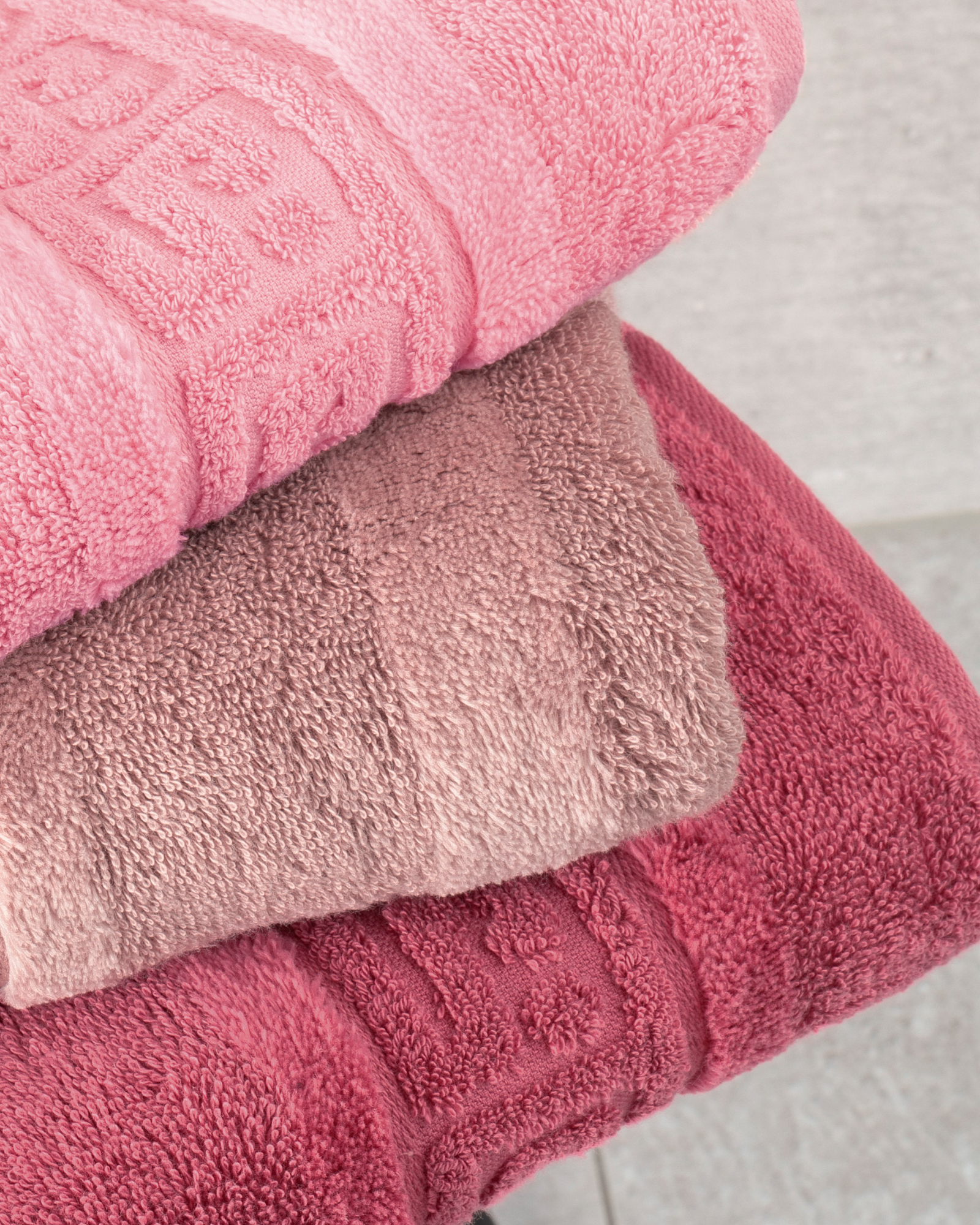 Cawö - Noblesse Uni 1001 - Farbe: 240 - rosa - Waschhandschuh 16x22 cm