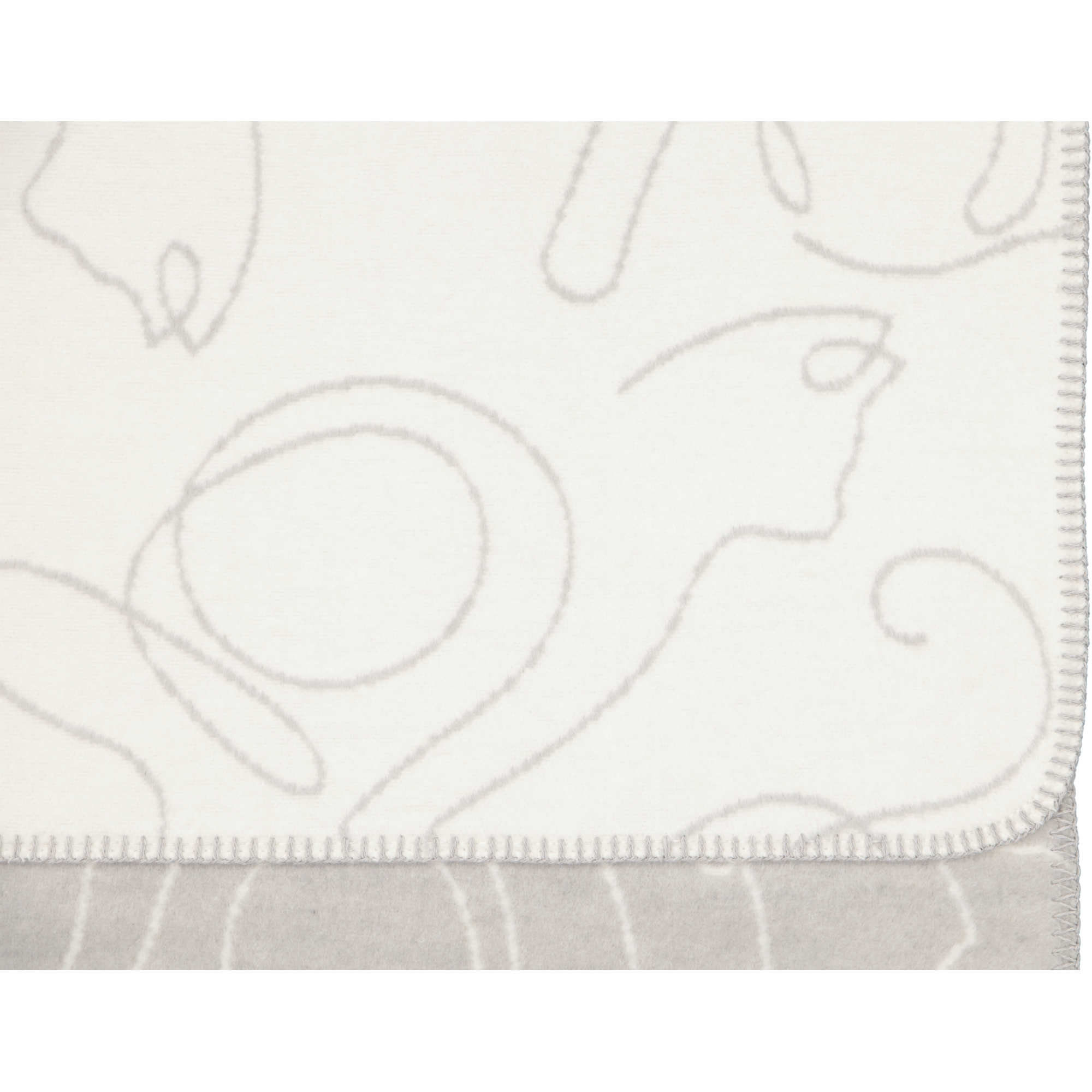 Cawö Wohndecken CUTE CATS EDITION Cats 62640 natur/stein - 67 - 150x200 cm