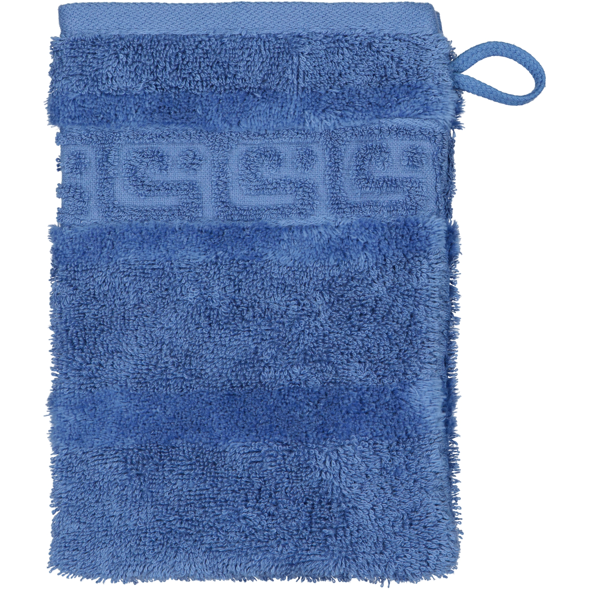 Cawö Handtücher Noblesse Uni 1001 saphir - 174 - Waschhandschuh 16x22 cm