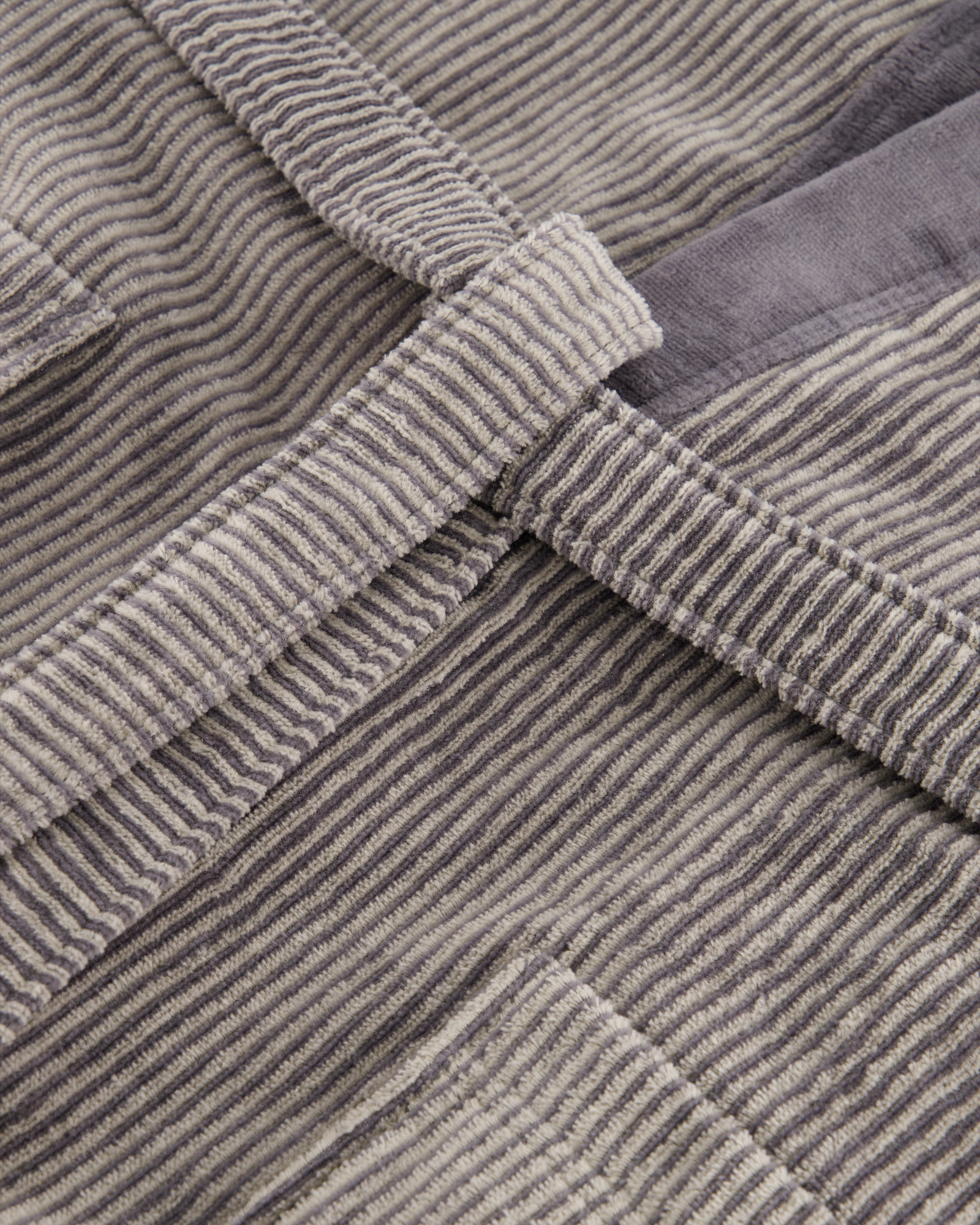 Cawö Bademäntel Herren Kimono Luxury Home 5840 stein - 37