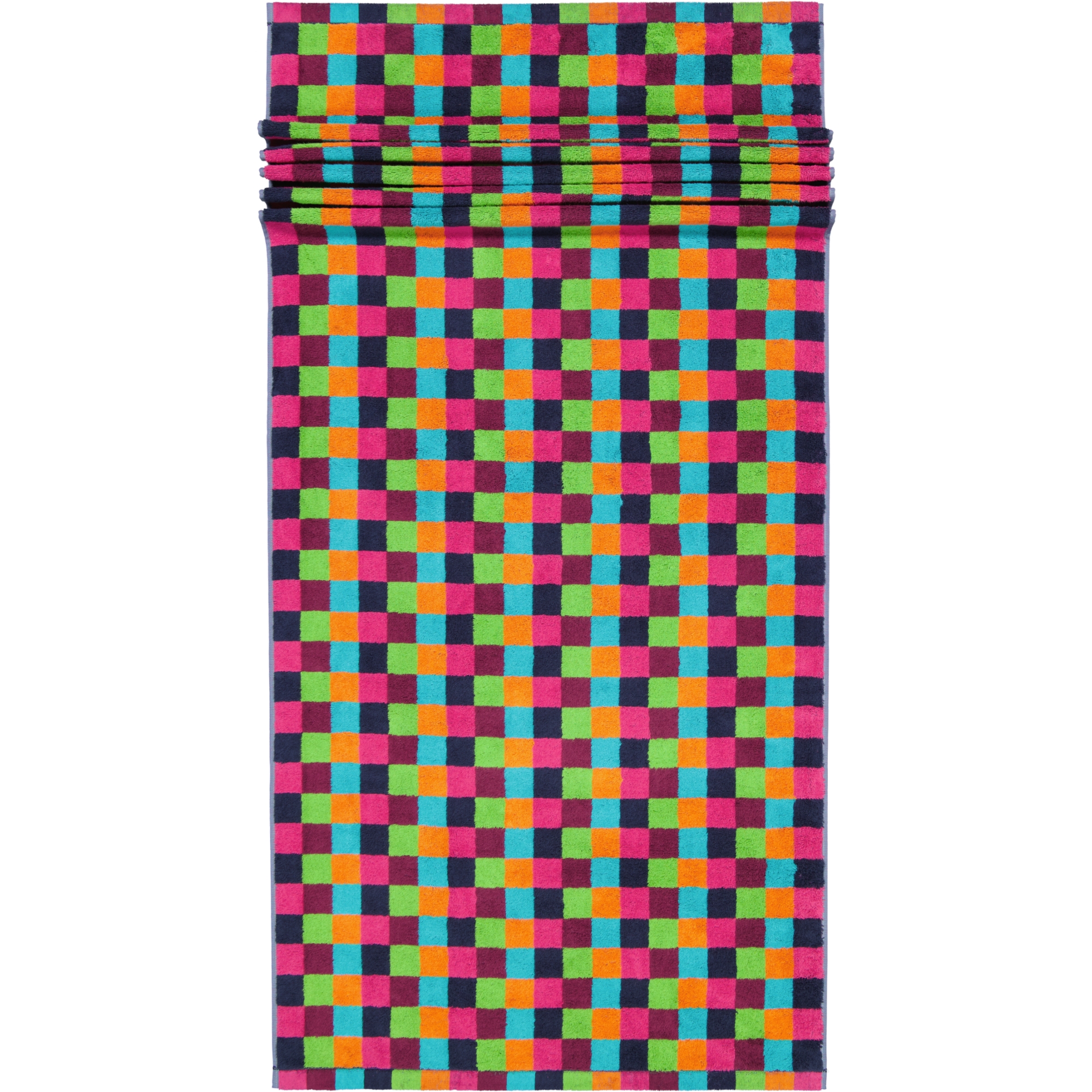 Cawö - Life Style Karo 7047 - Farbe: 84 - multicolor - Saunatuch 70x180 cm