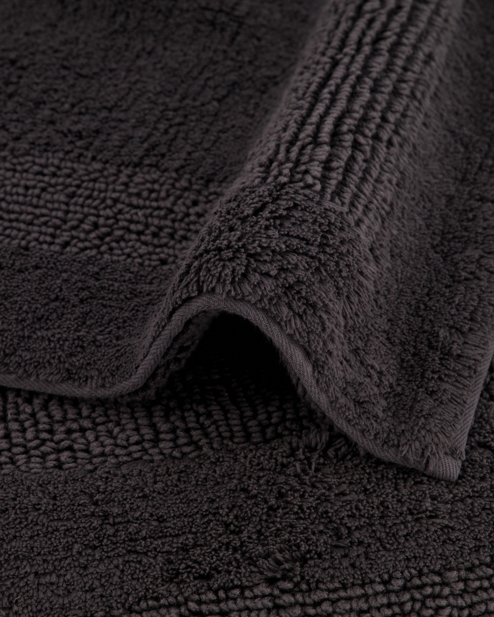 Cawö Home Badteppiche Luxus Badteppich 1000 basalt - 740 - 60x60 cm