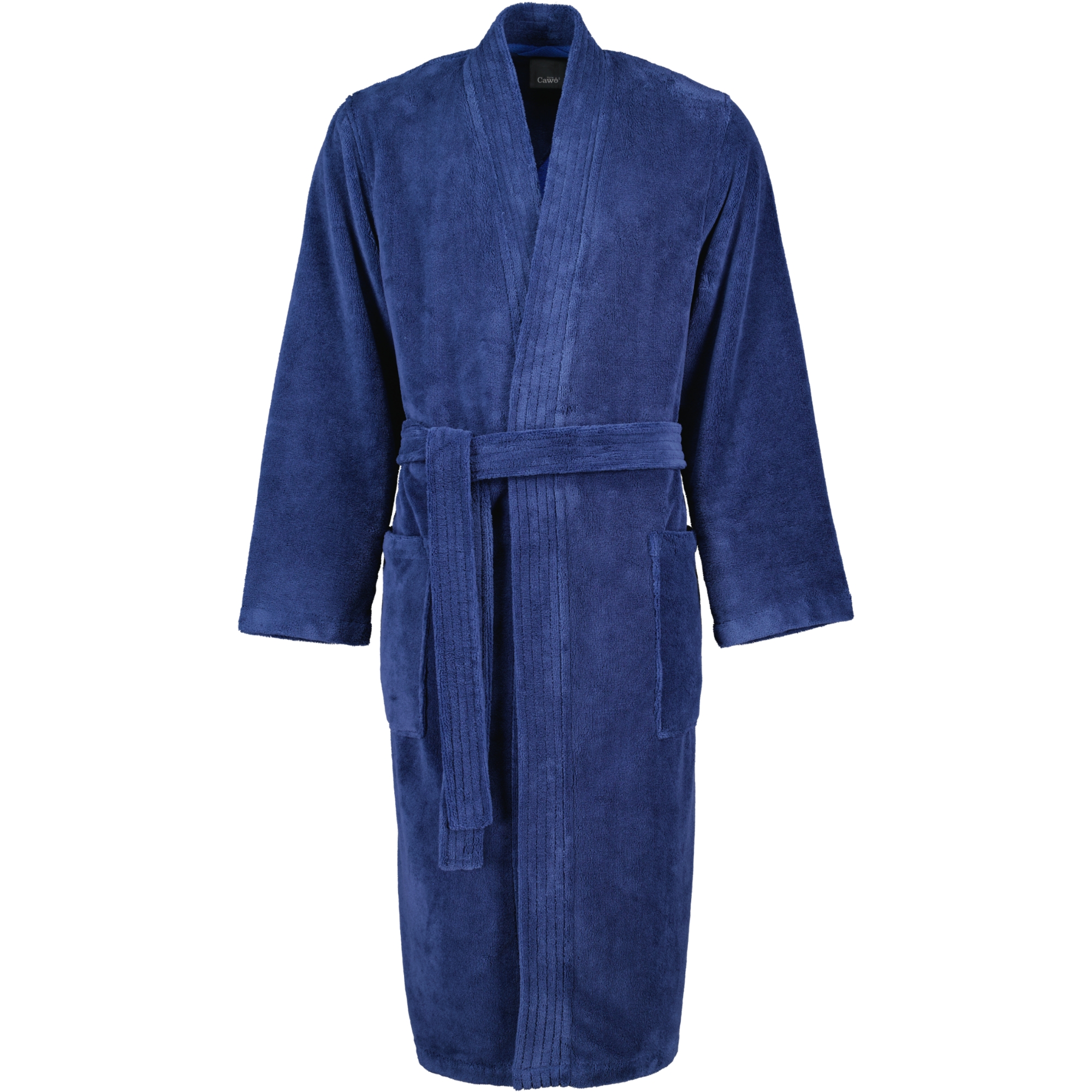 Cawö Home Bademäntel Herren Kimono 800 nachtblau - 11