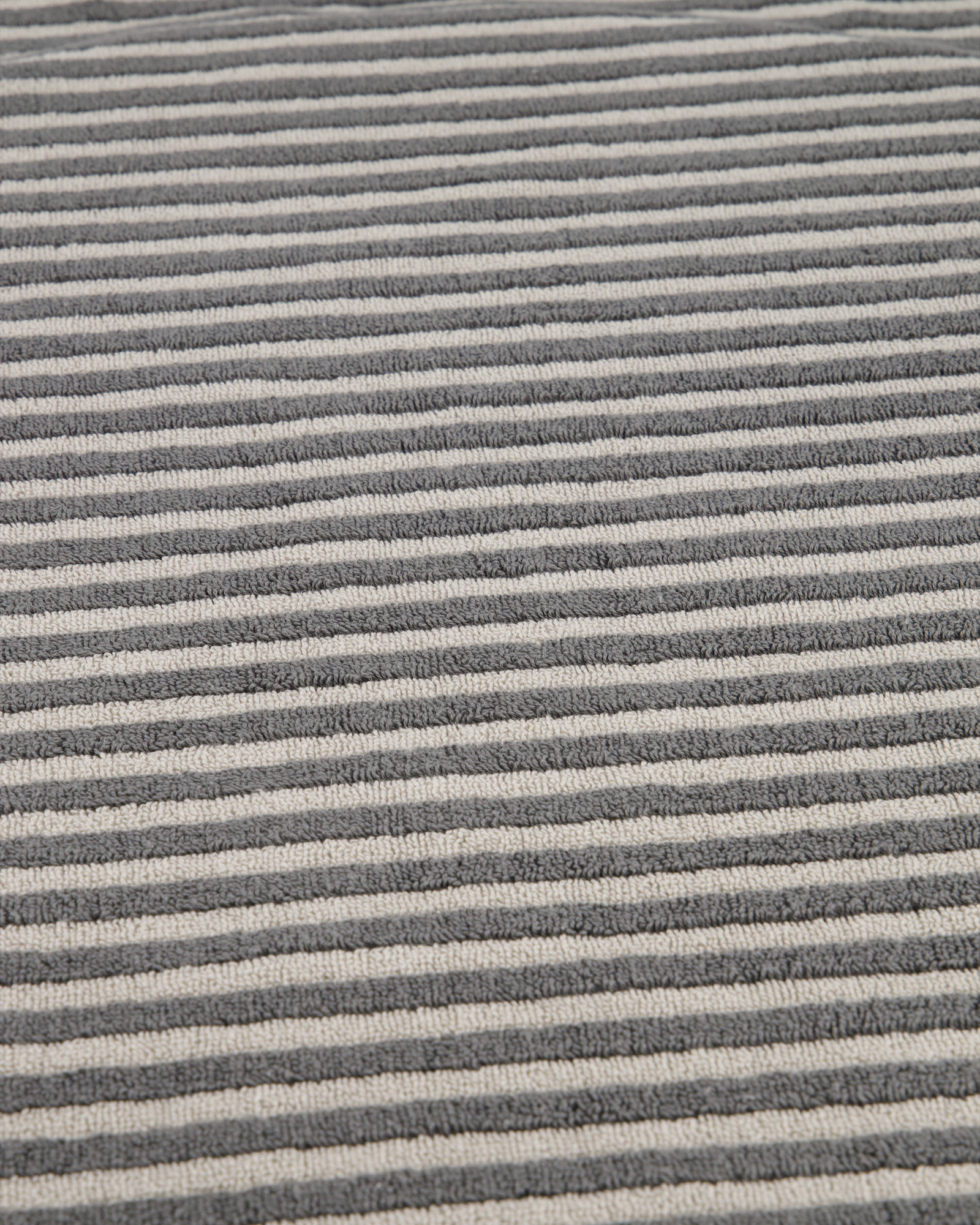 Cawö Badematten Two-Tone Stripes 480 schiefer - 77 - 50x80 cm