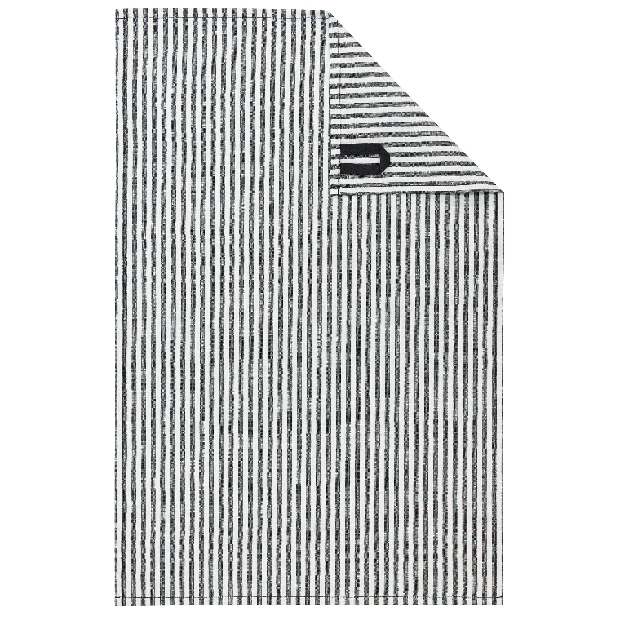 Cawö Cuisine Zoom Streifen 121 - Geschirrtuch 50x700 cm - Farbe: schwarz - 97
