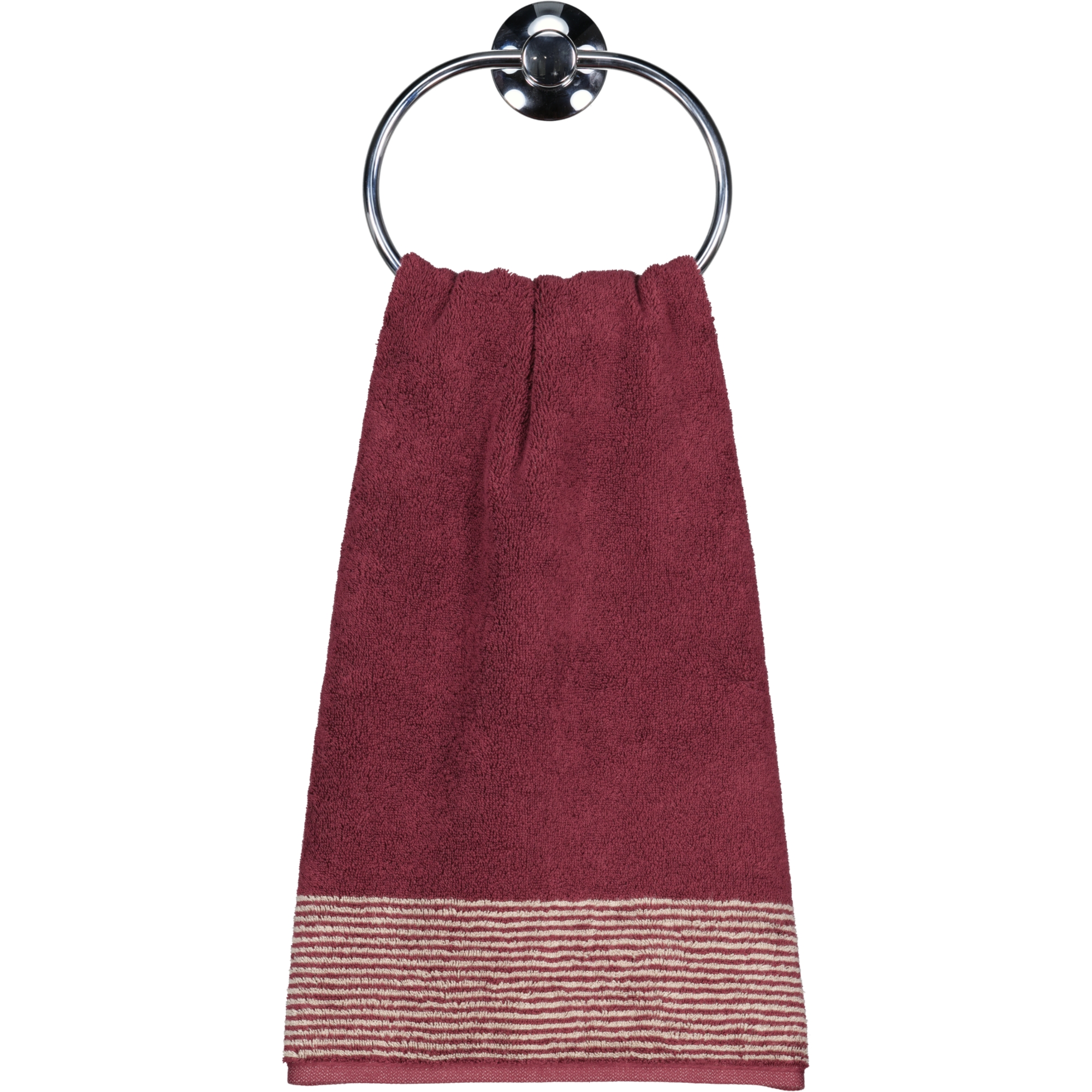 Cawö Handtücher Luxury Home Two-Tone 590 bordeaux - 23 - Handtuch 50x100 cm