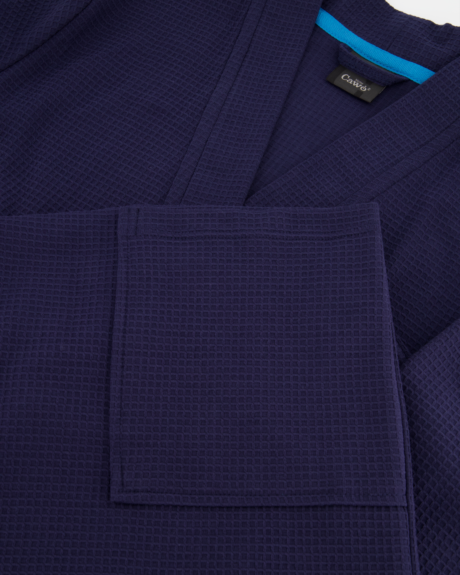 Cawö Home Bademäntel Herren Kimono 816 marine - 14