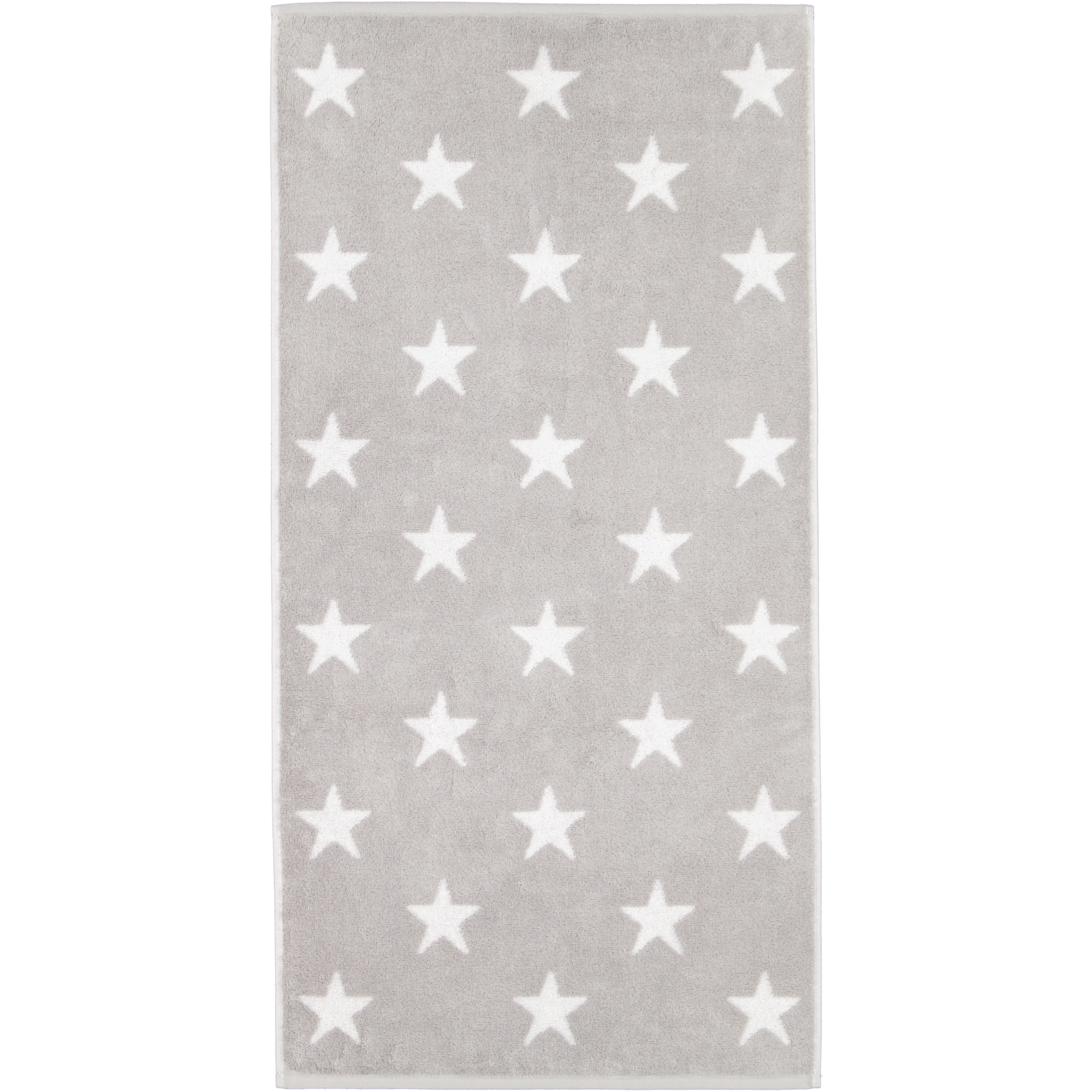 Cawö Handtücher NEW STARS Sterne groß 6260 platin/weiß - 76