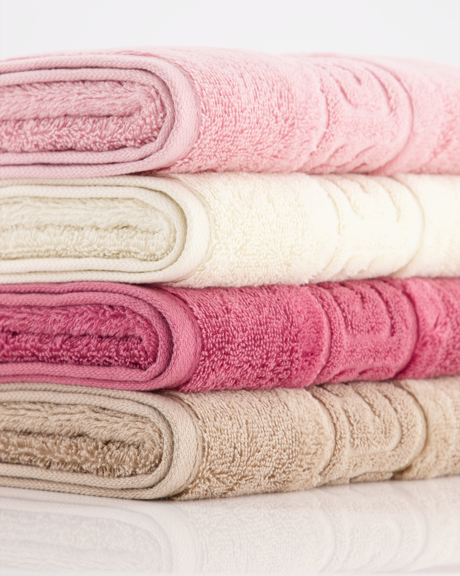 Cawö - Noblesse Uni 1001 - Farbe: 240 - rosa - Waschhandschuh 16x22 cm