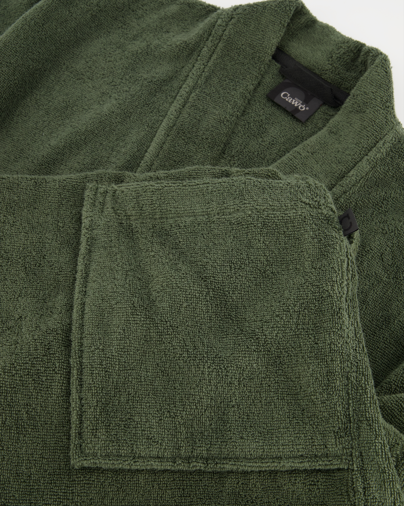 Cawö Home Bademäntel Herren Kimono Uni 828 field - 47 - M