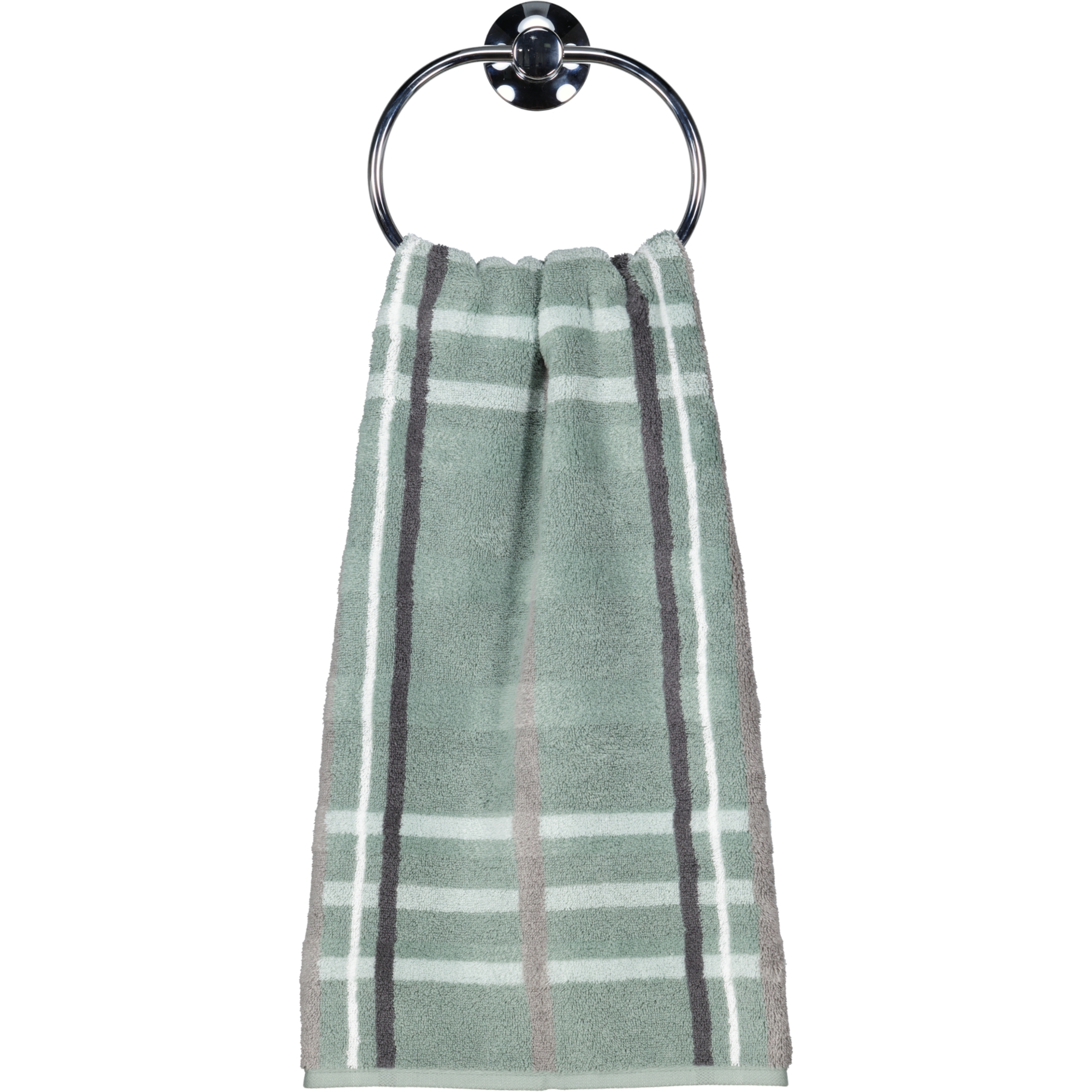 Cawö Handtücher Noblesse Check 1089 nordic green - 44 - Handtuch 50x100 cm