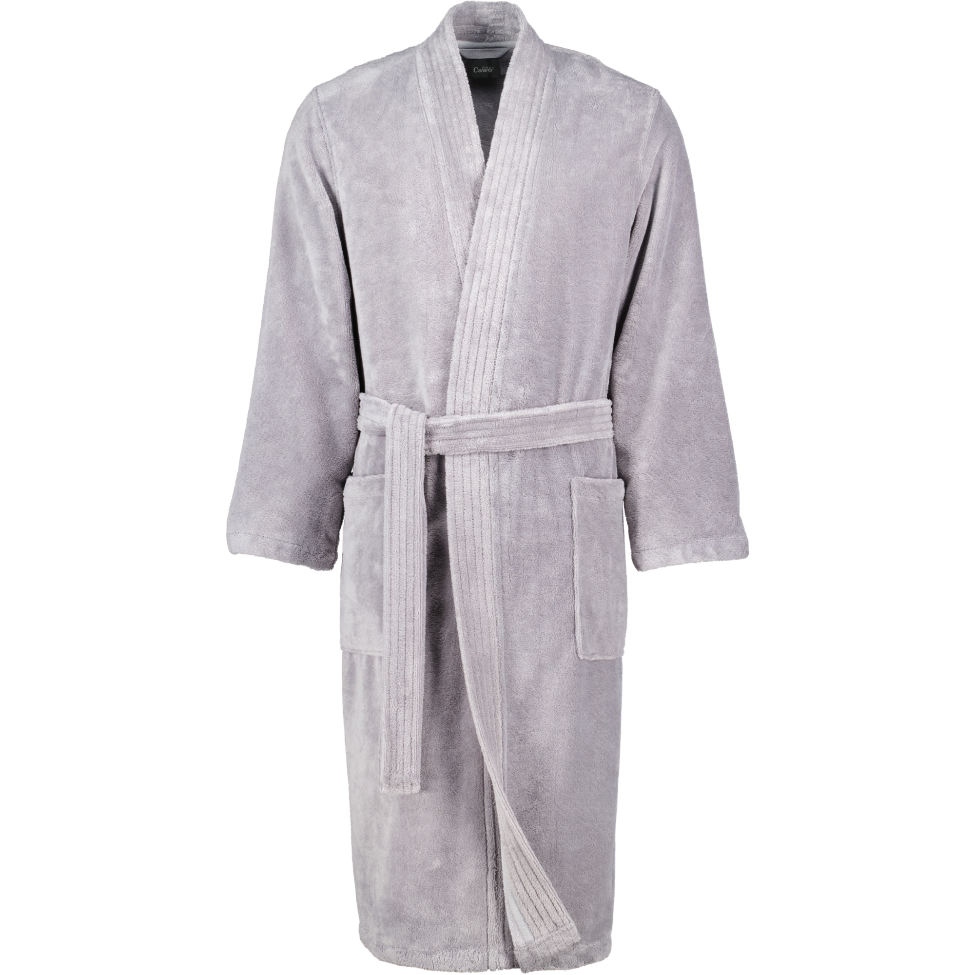 Cawö Home Herren Bademantel Kimono 800 - Farbe: graphit - 73 - M