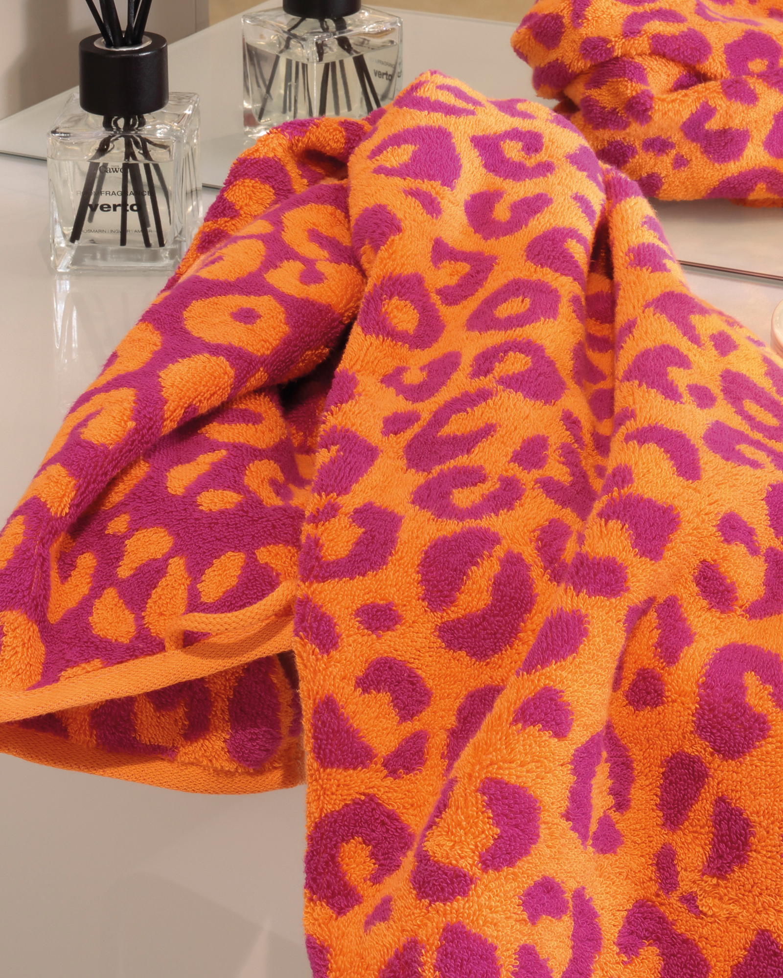 Cawö Handtücher Leo 540 pink - 23 - Handtuch 50x100 cm