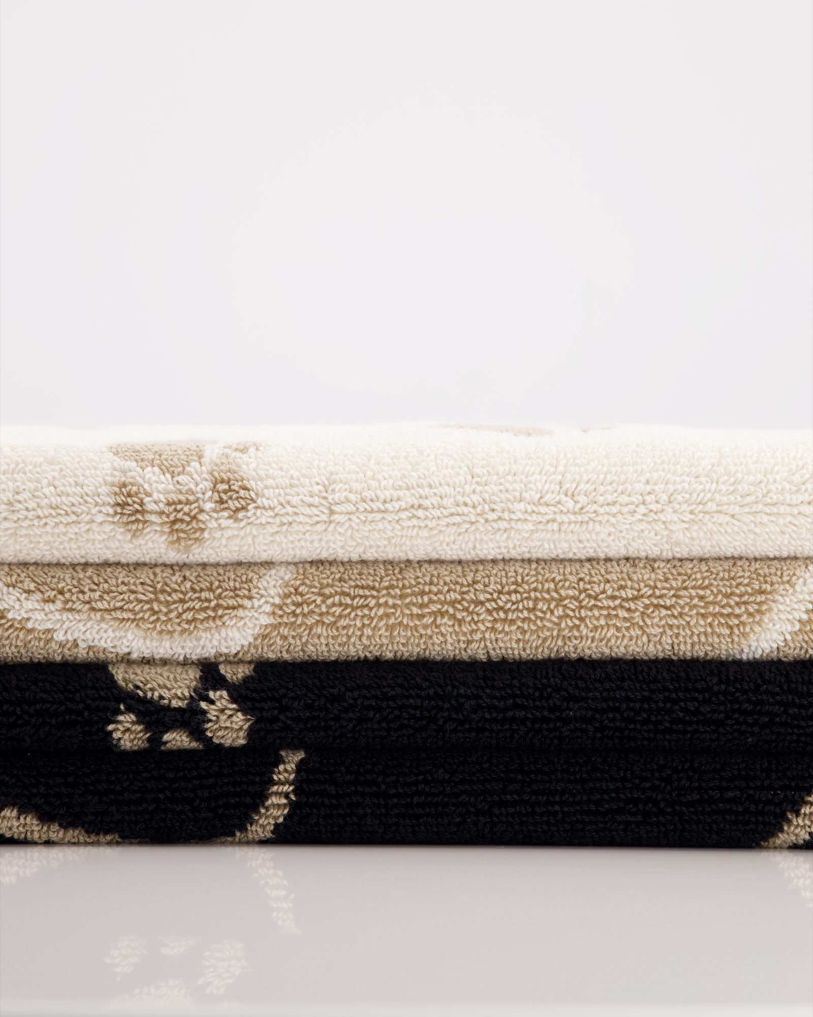 Cawö Badematten WE LOVE DOGS Paws 6247 schwarz/beige - 93 - 50x80 cm