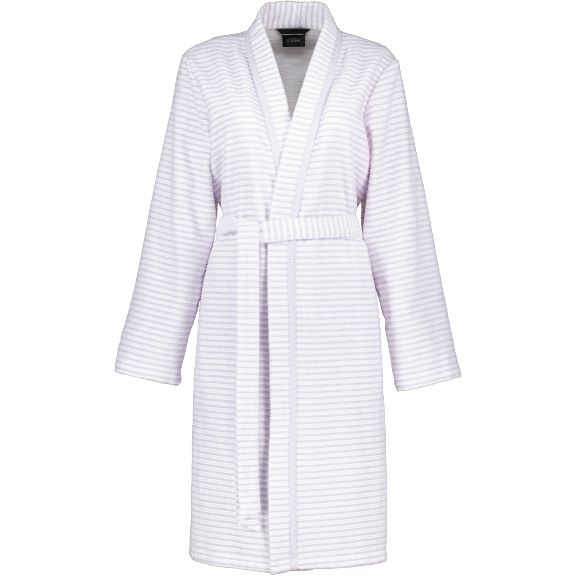 Cawö Bademäntel Damen Kimono Struktur 1214 flieder - 86