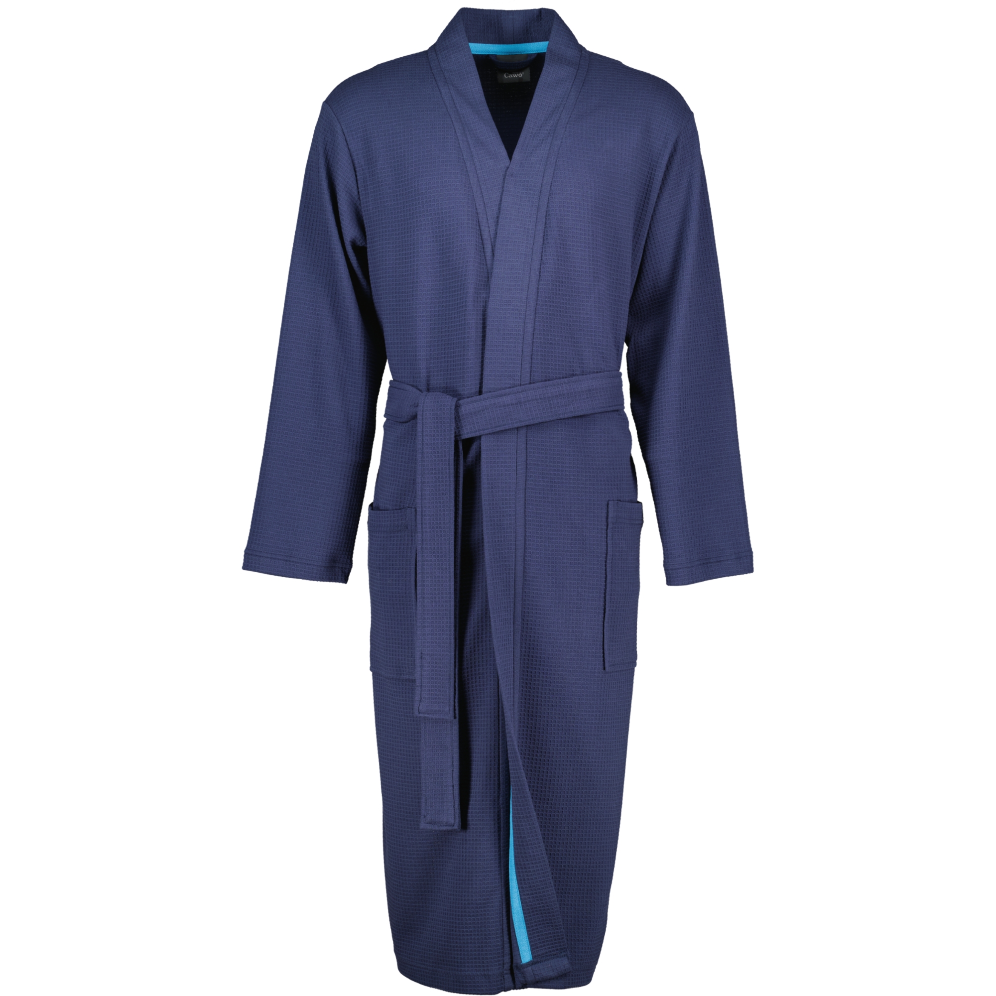 Cawö Home Bademäntel Herren Kimono 816 marine - 14