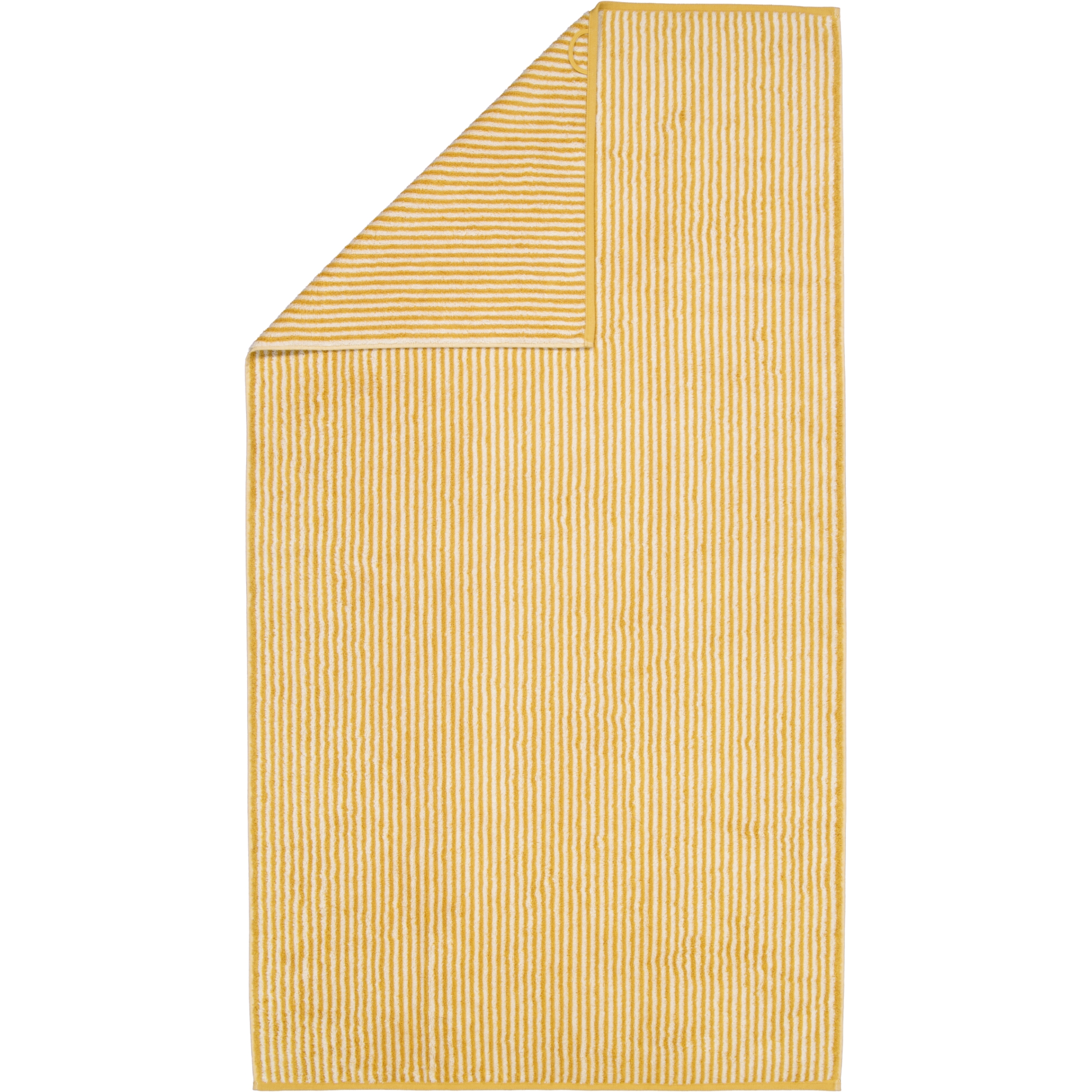 Cawö Handtücher Two-Tone Stripes 480 gold - 53 - Duschtuch 80x150 cm