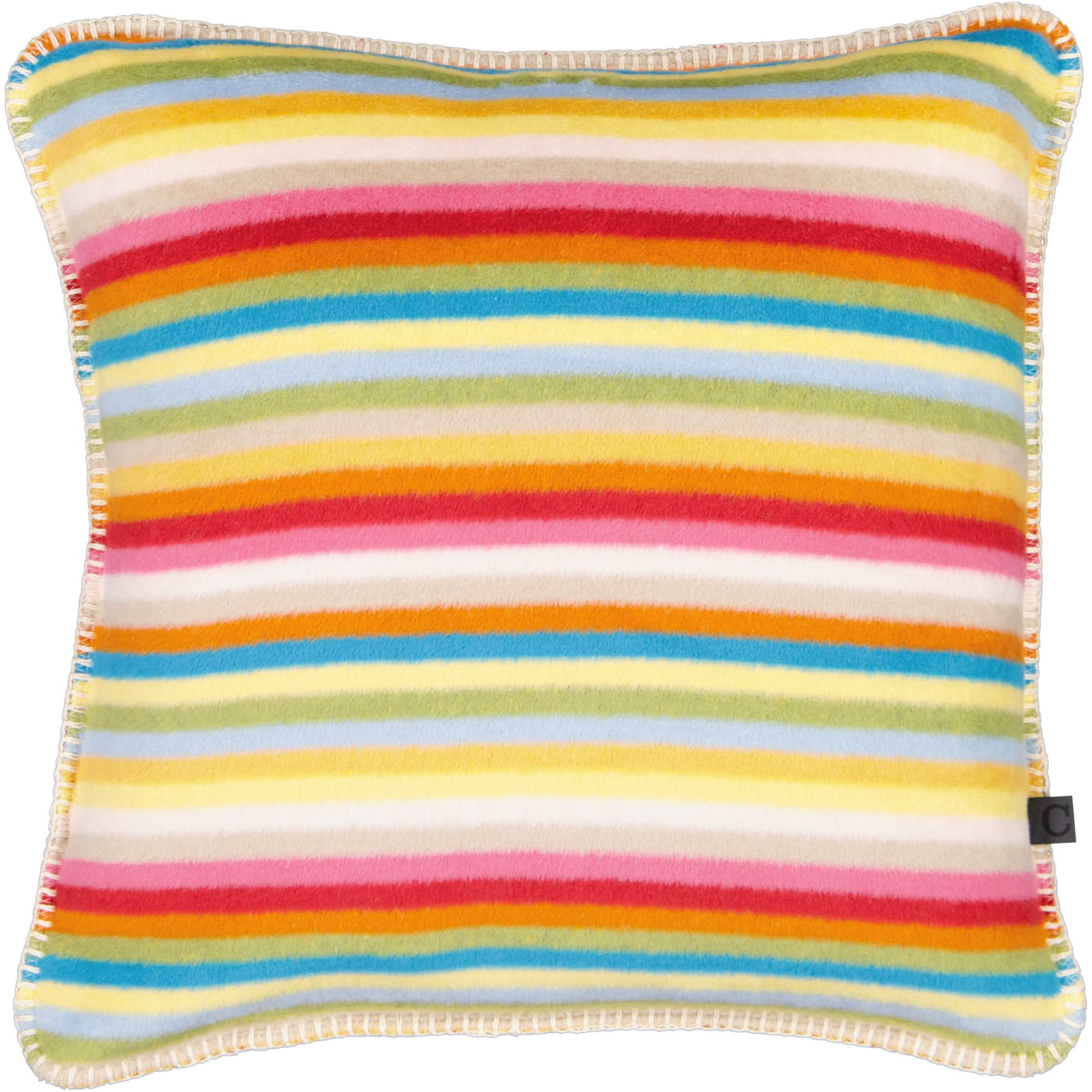 Cawö Kissenhüllen Lifestyle Streifen 70080 multicolor - 25 - 50x50 cm