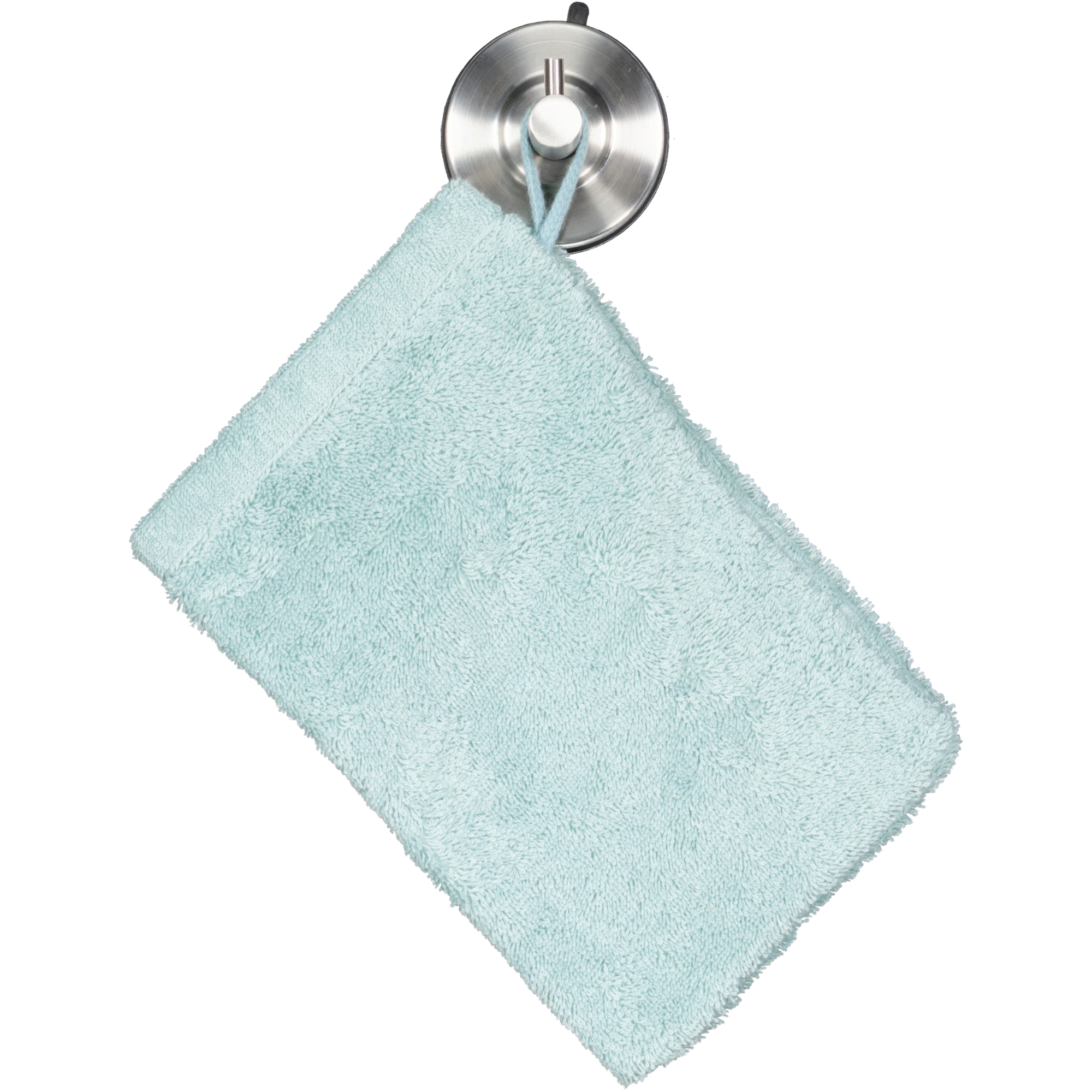 Cawö Handtücher Life Style Uni 7007 seegrün - 455 - Waschhandschuh 16x22 cm