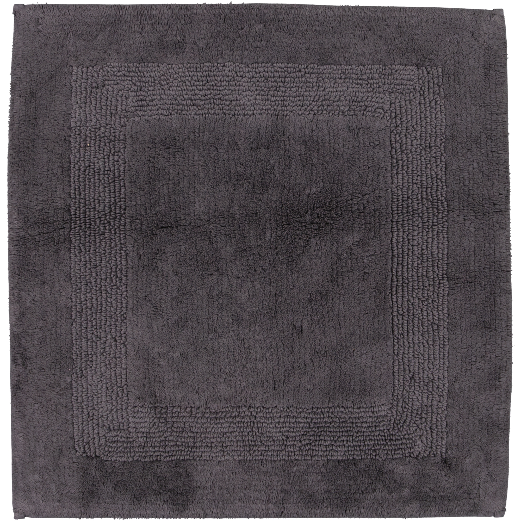 Cawö Home Badteppiche Luxus Badteppich 1000 basalt - 740 - 60x60 cm