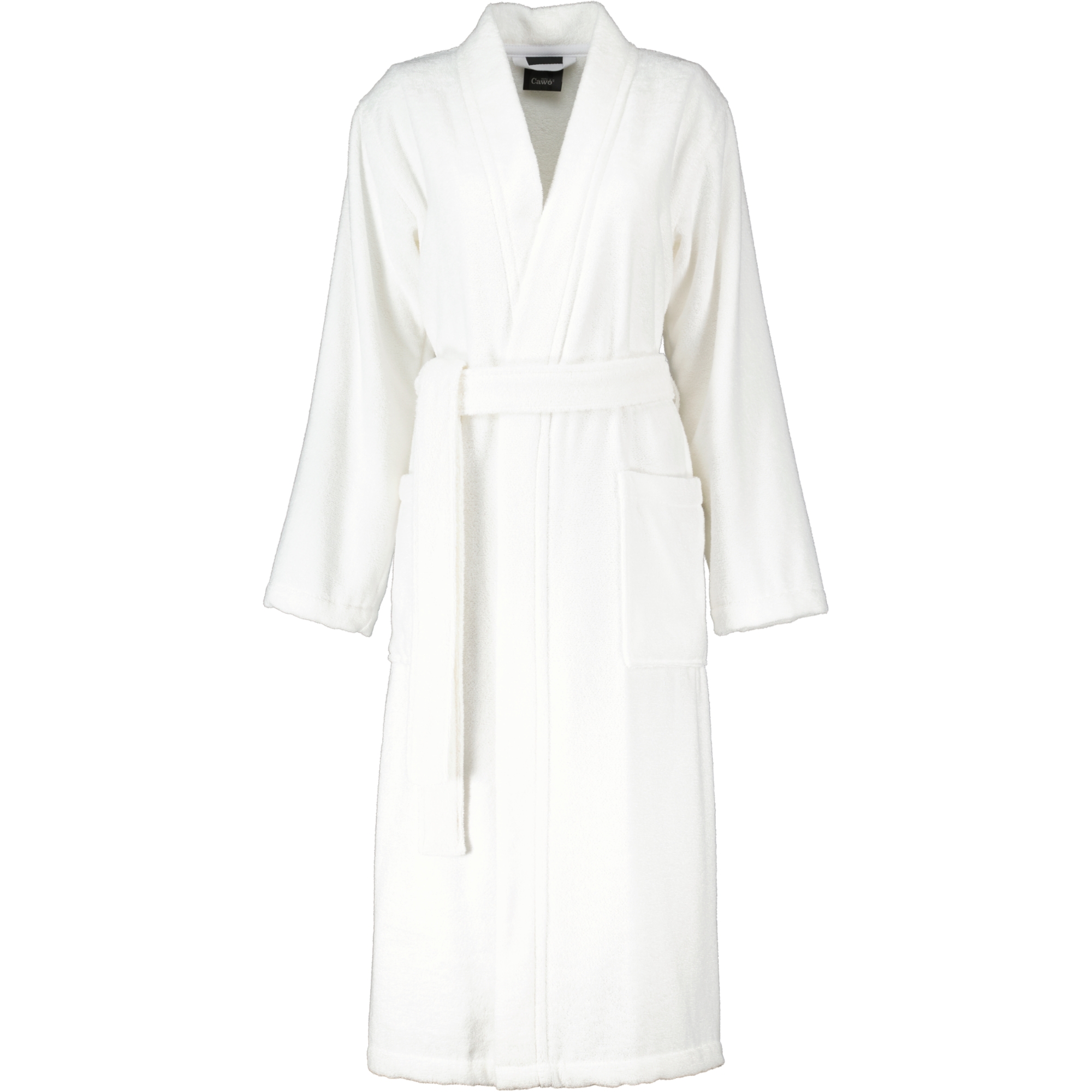 Cawö Home Bademäntel Damen Kimono Luxury Basics Kimono 826 weiß - 67