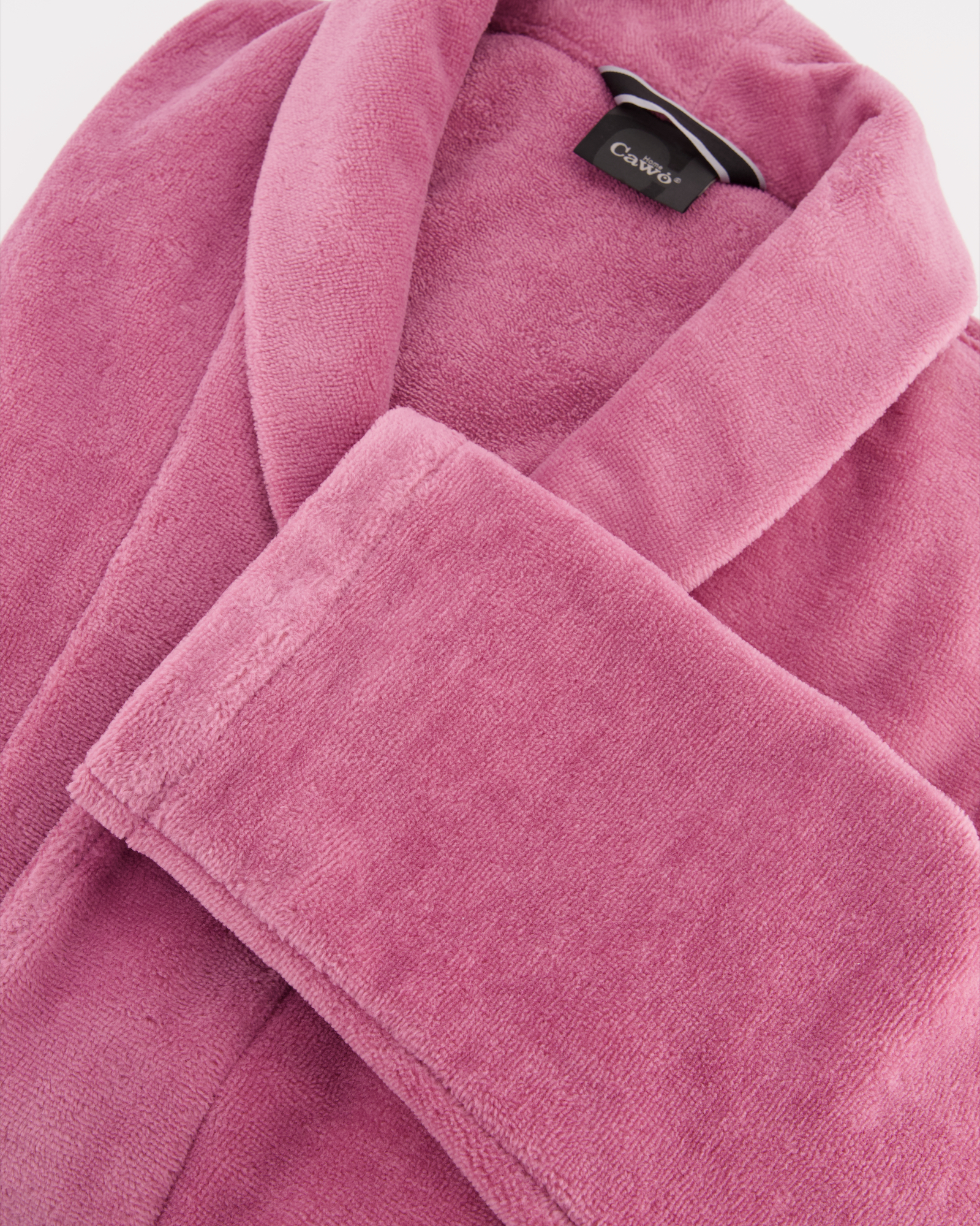 Cawö Home Damen Bademantel Schalkragen 836 - Farbe: blush - 22 - M