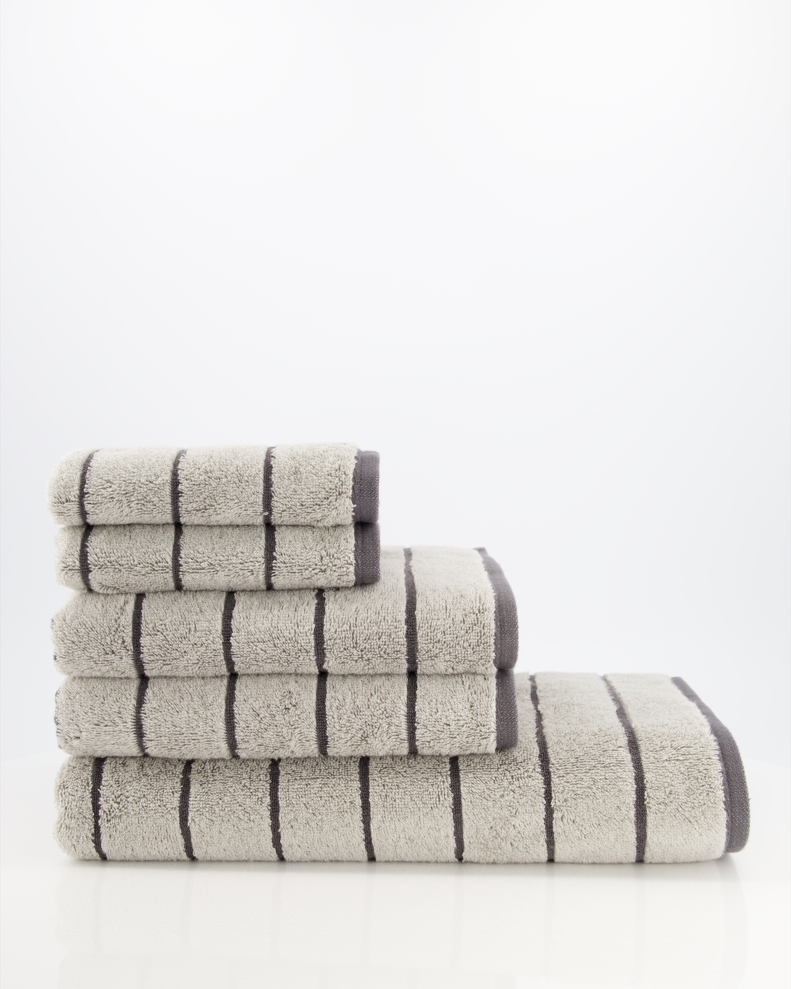 Cawö Handtücher Balance Doubleface 6232 platin - 77 - Waschhandschuh 16x22 cm