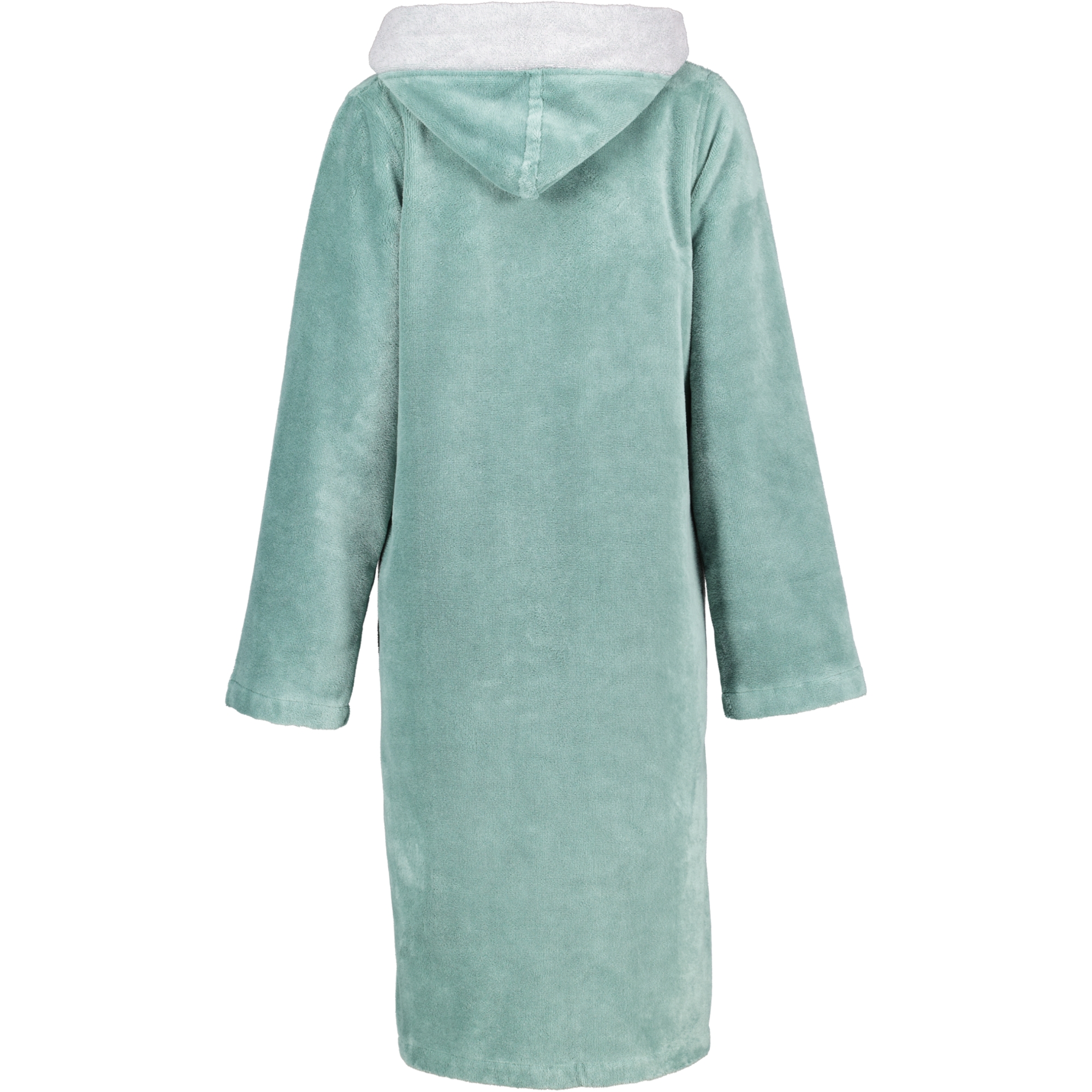 Cawö Home Bademäntel Damen Kurzmantel mit Kapuze Kapuze 841 fjord - 47 - XL