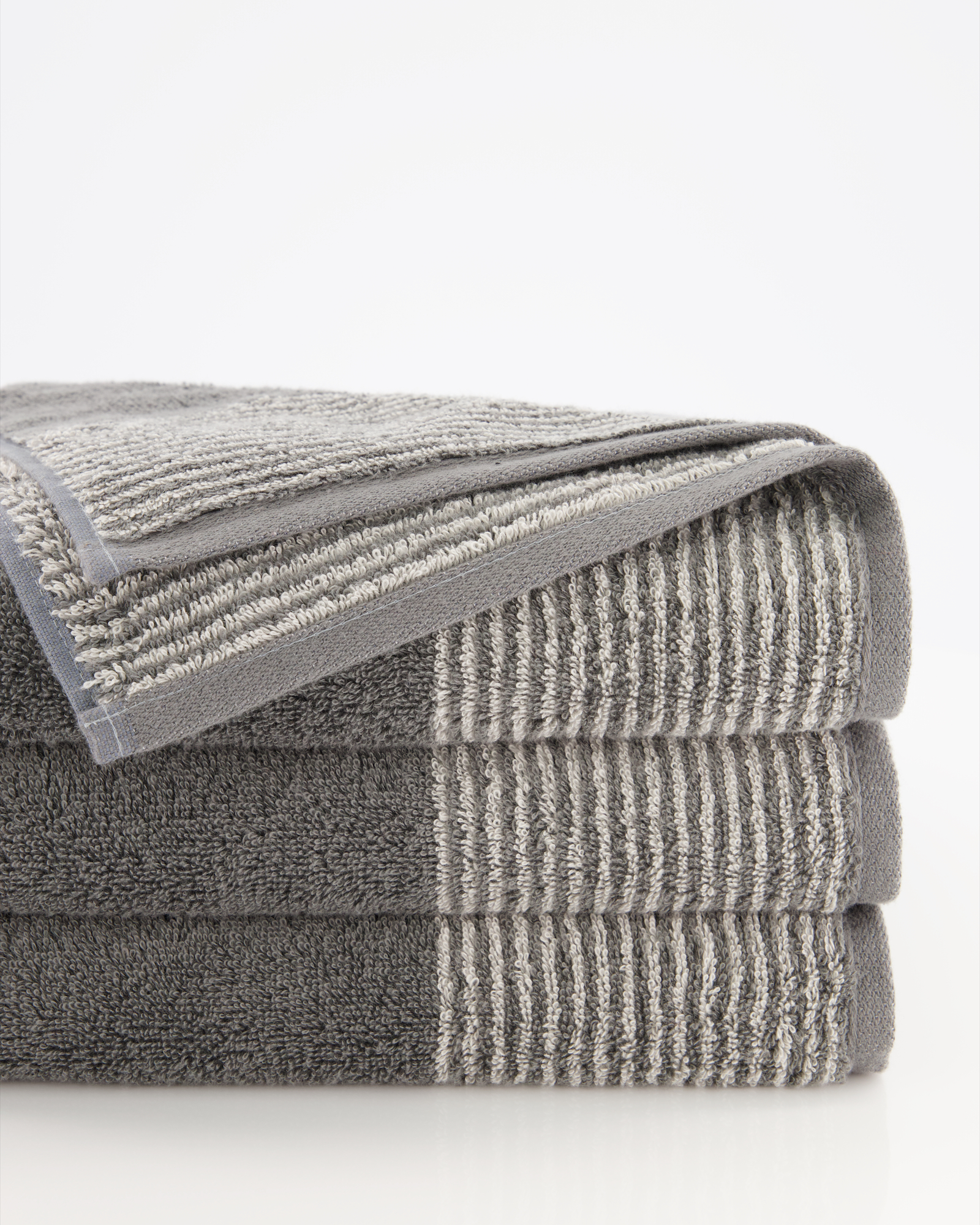 Cawö - Luxury Home Two-Tone 590 - Farbe: schiefer - 77 - Saunatuch 80x200 cm