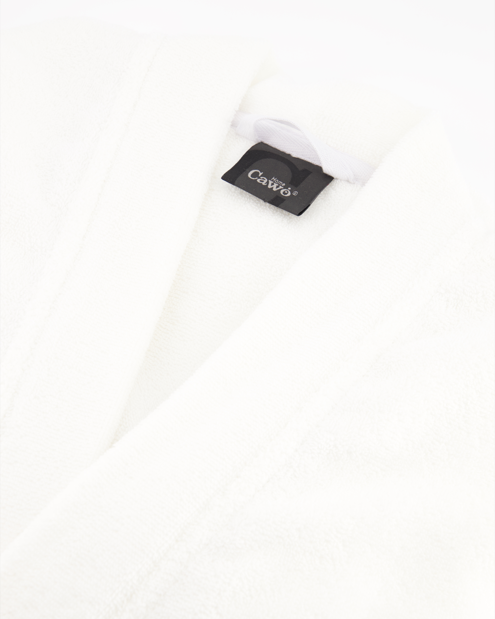 Cawö Home Bademäntel Herren Kimono Uni 828 weiß - 67