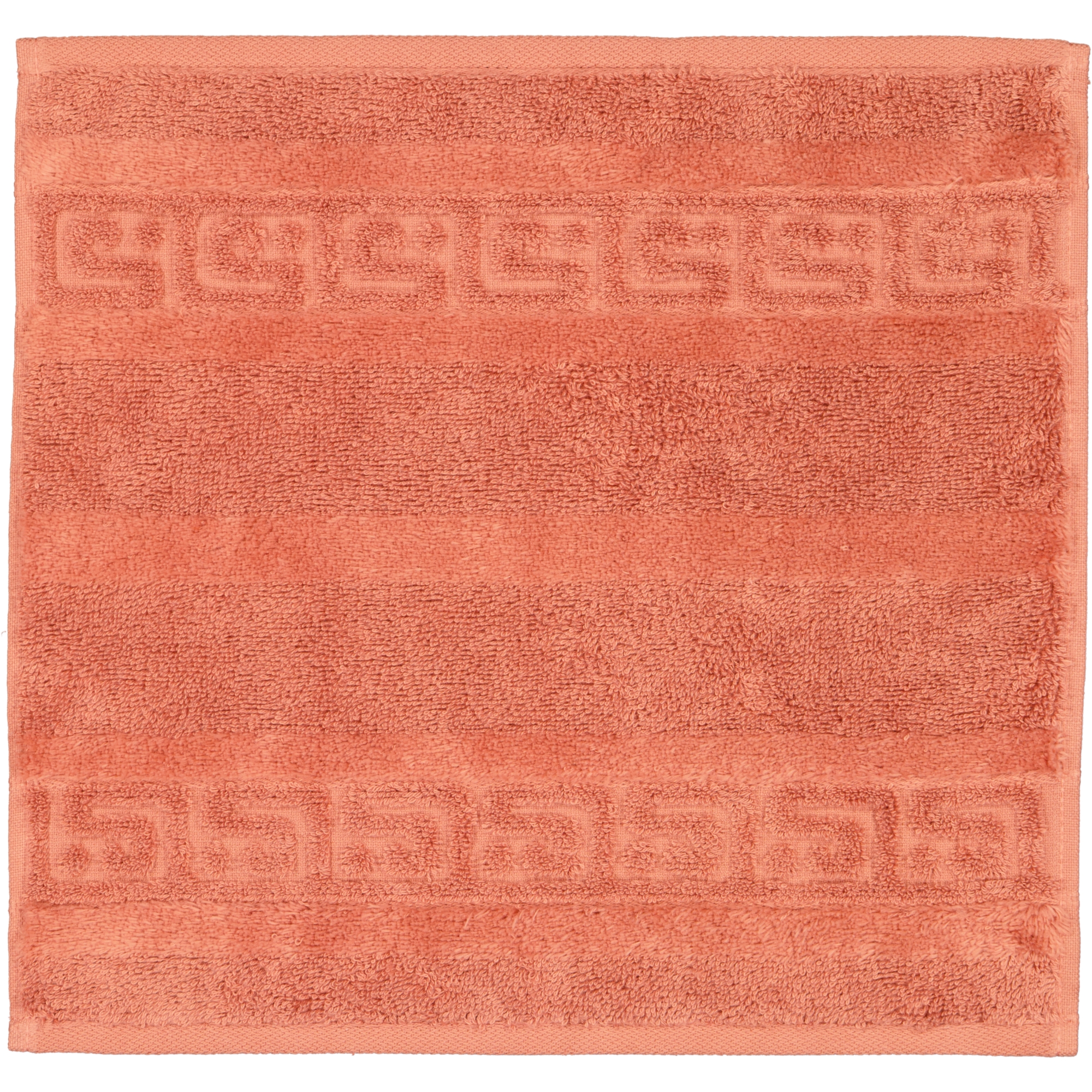 Cawö Handtücher Noblesse Uni 1001 brick - 387 - Seiflappen 30x30 cm