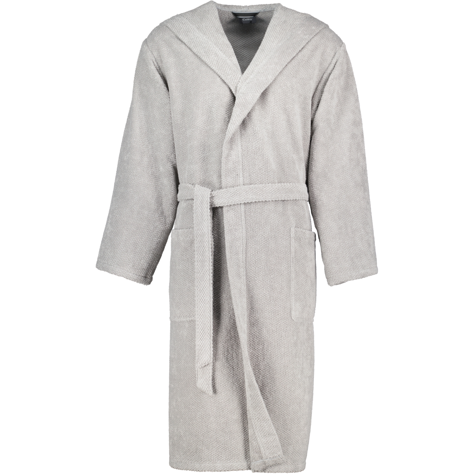 Cawö Herren Bademantel Kapuze Pure 5623 - Farbe: stein - 727 - M