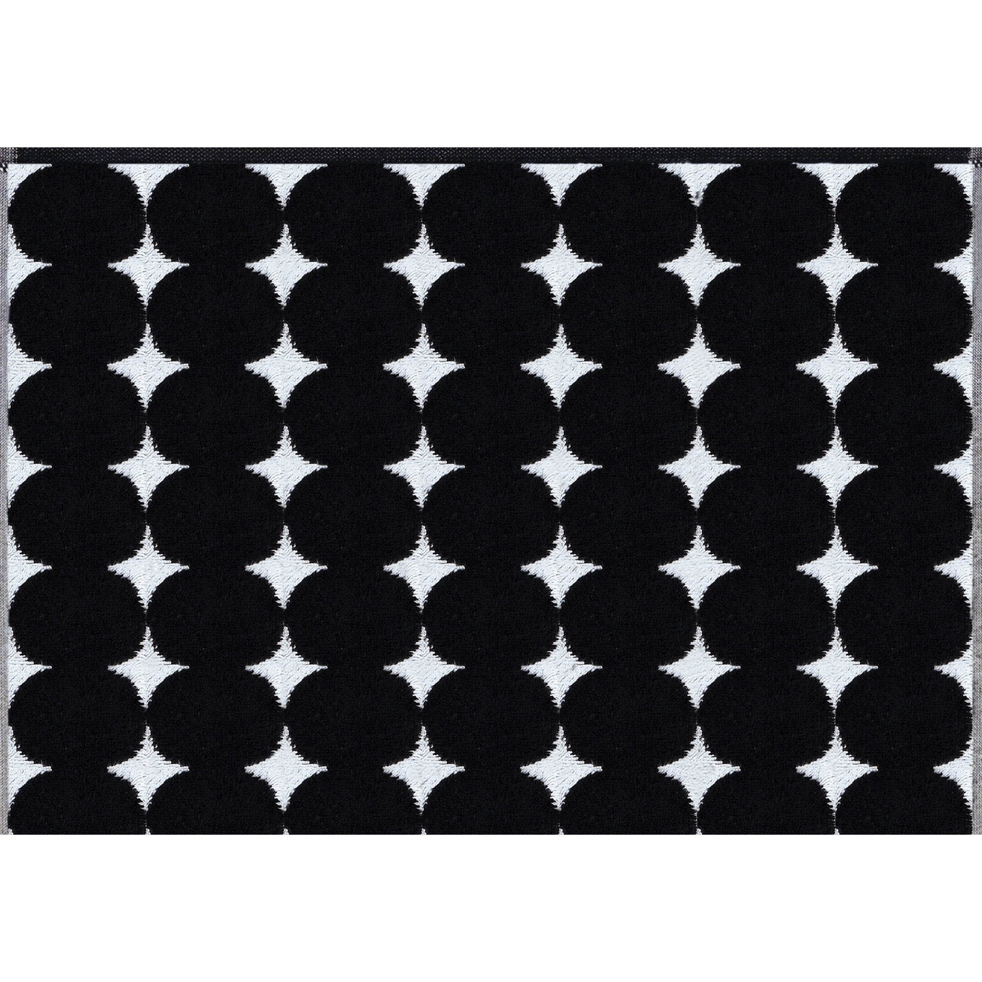 Cawö Handtücher Black&White Bubbles 6279 schwarz/weiß - 96 - Handtuch 50x100 cm