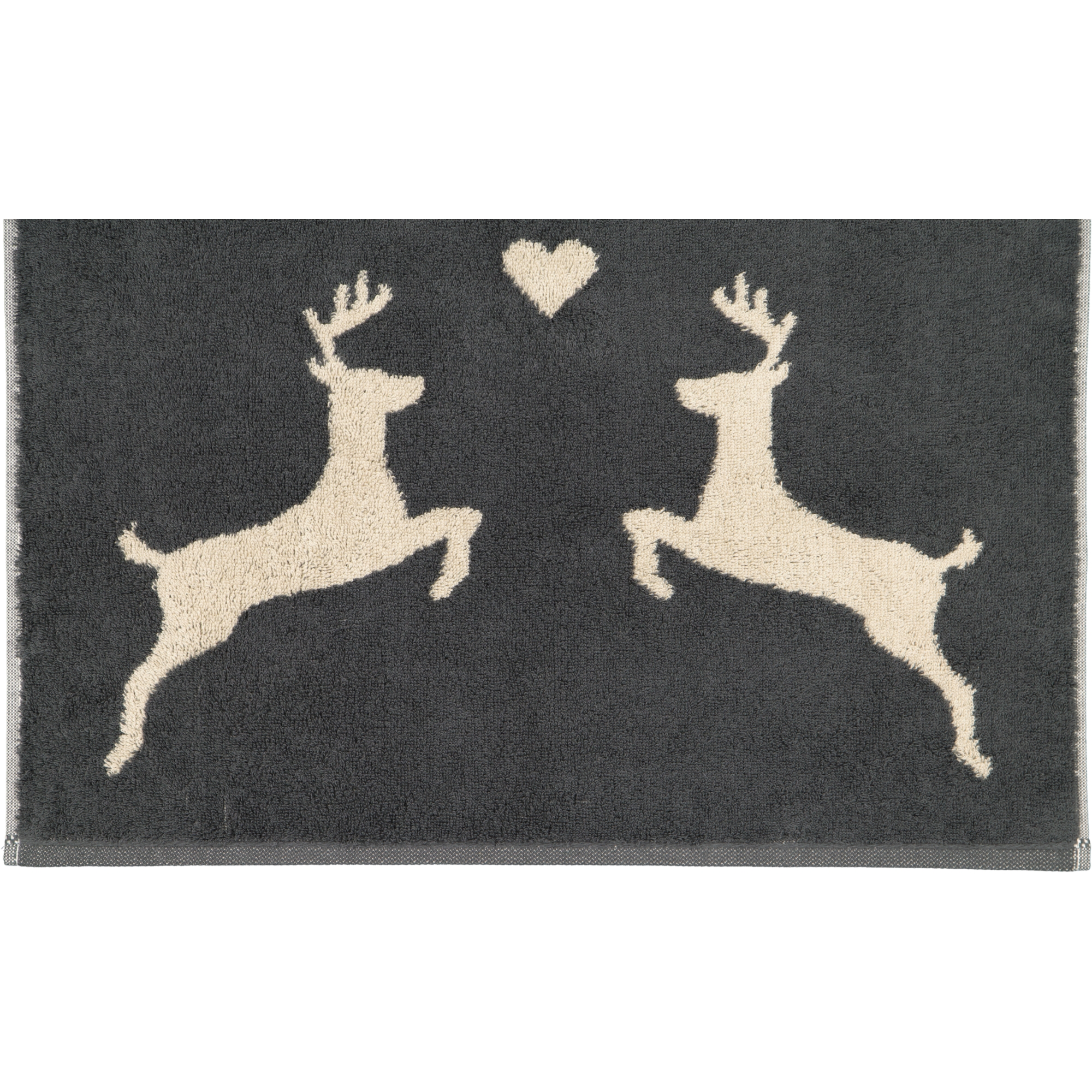 Cawö Handtücher Alpenchic Edition Hirsche 6228 granit - 73 - Duschtuch 70x140 cm