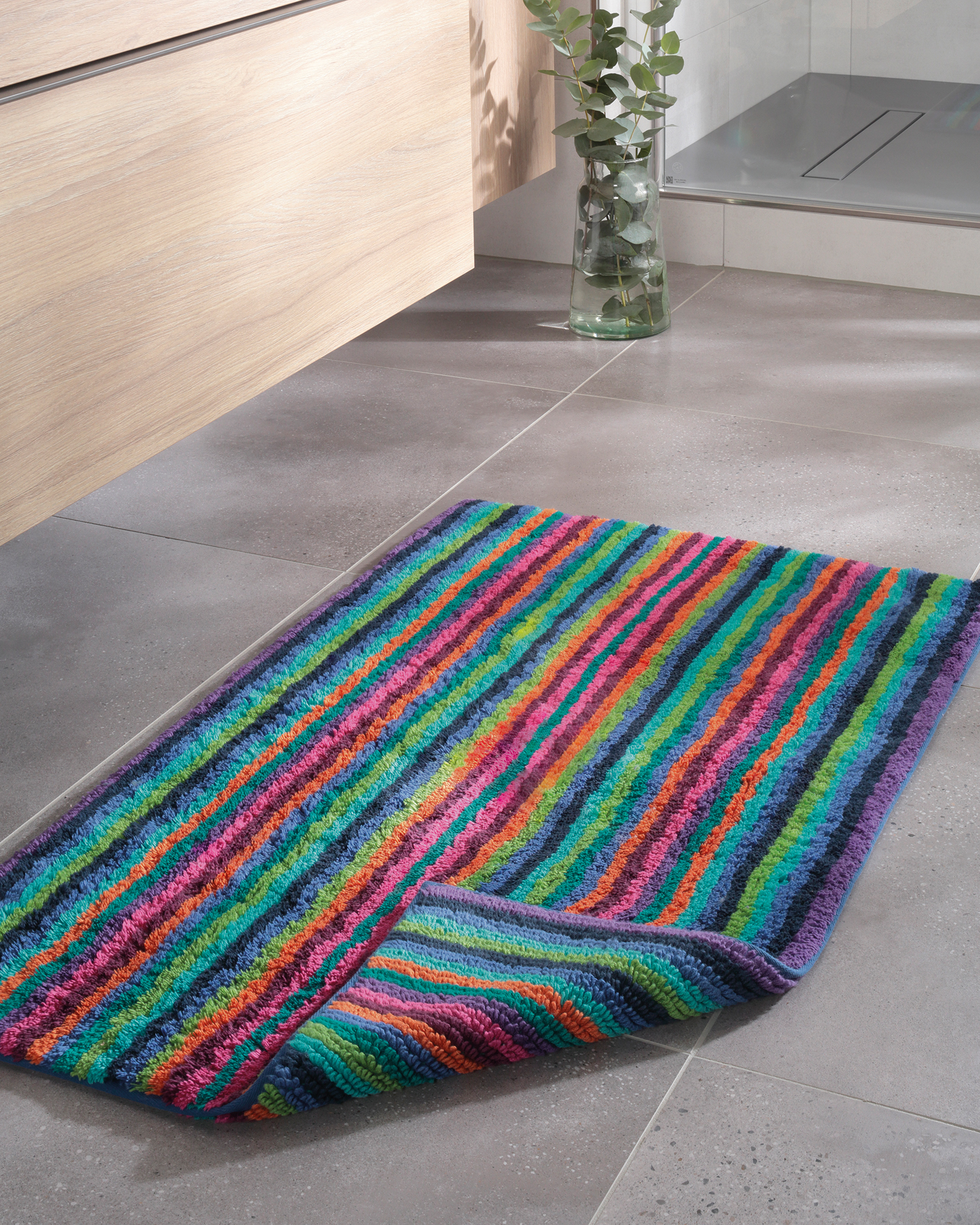 Cawö - Life Style Streifen 7048 - Farbe: 84 - multicolor - Saunatuch 70x180 cm
