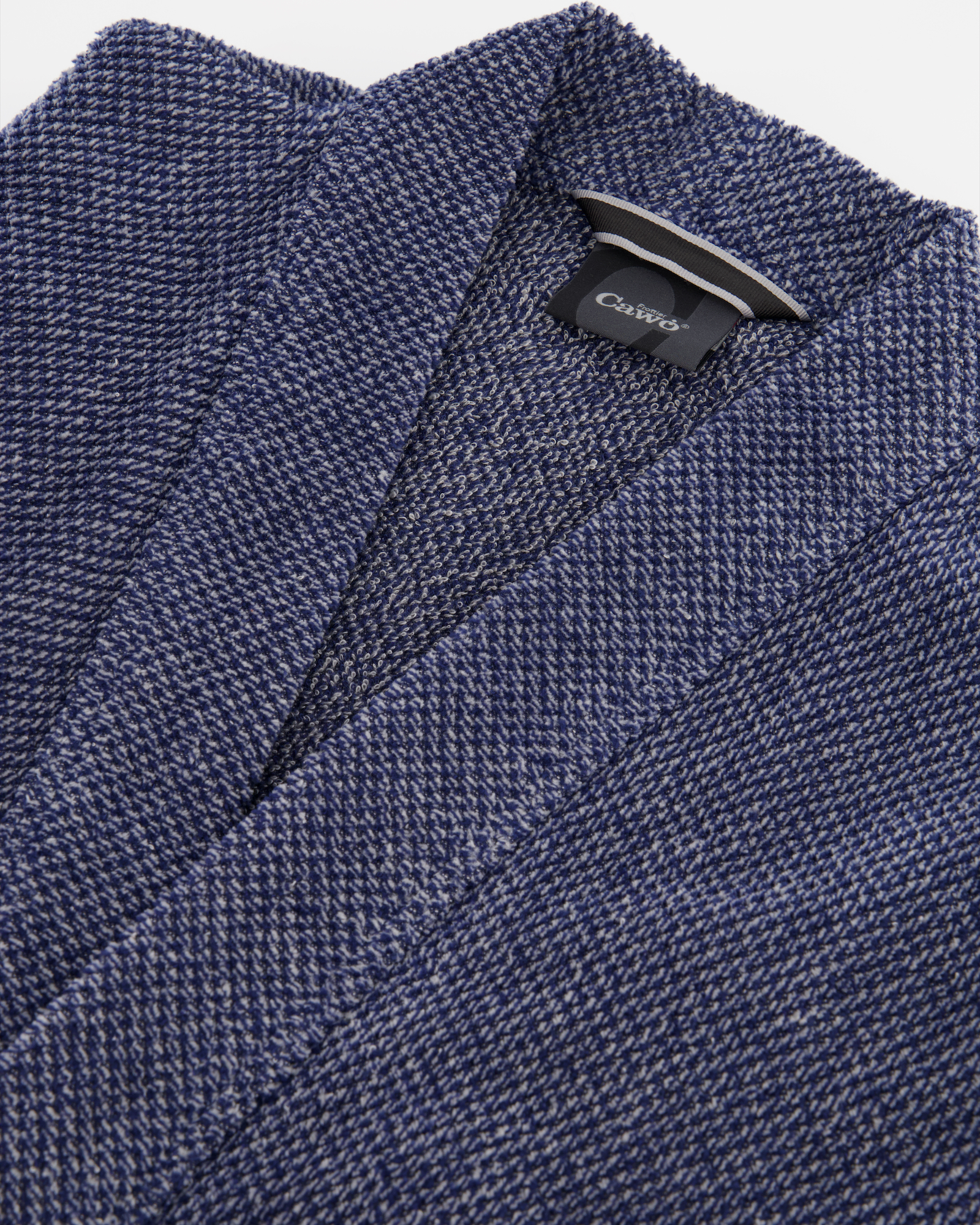 Cawö Bademäntel Herren Kimono Streifen 5507 denim - 17