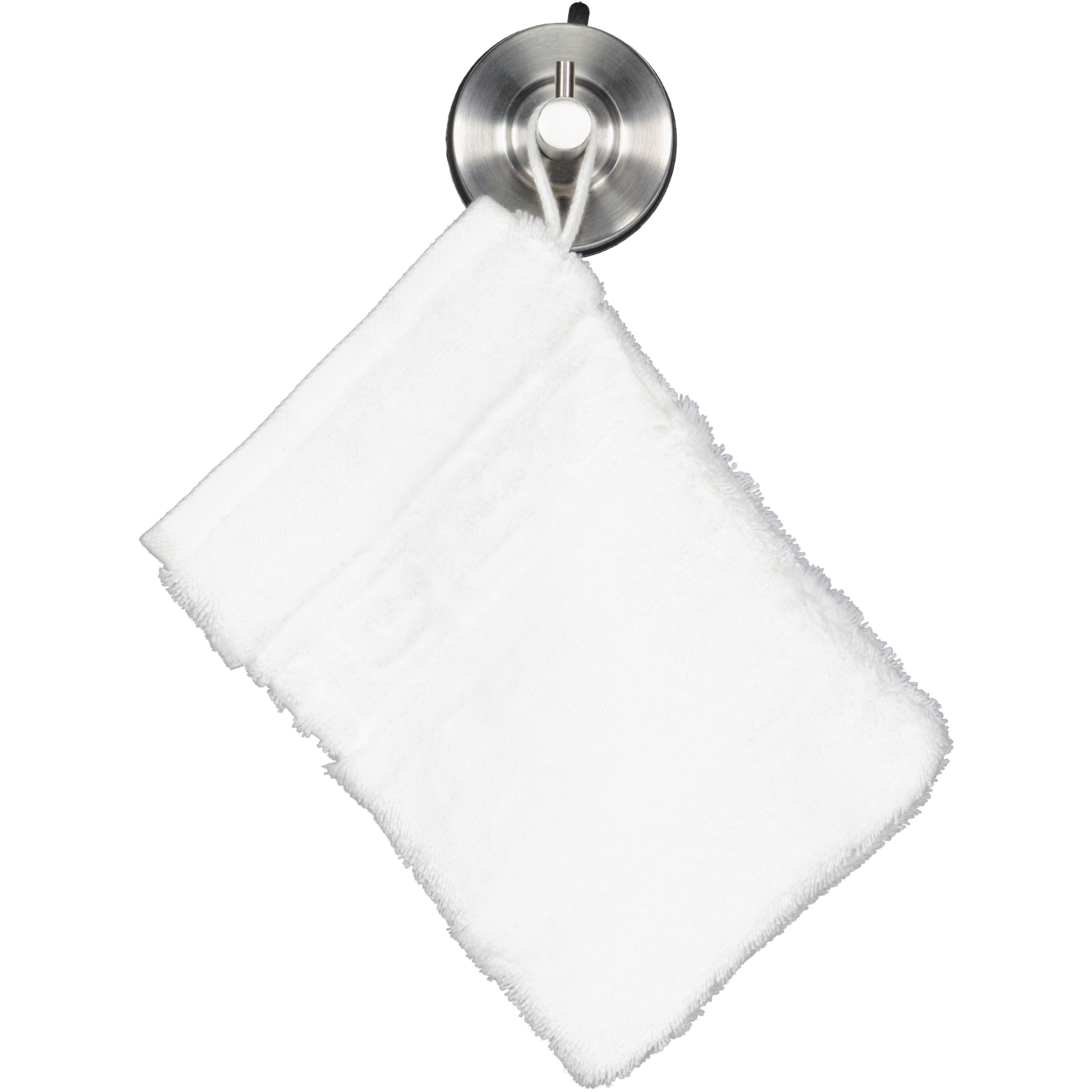 Cawö - Noblesse Uni 1001 - Farbe: 600 - weiß - Waschhandschuh 16x22 cm