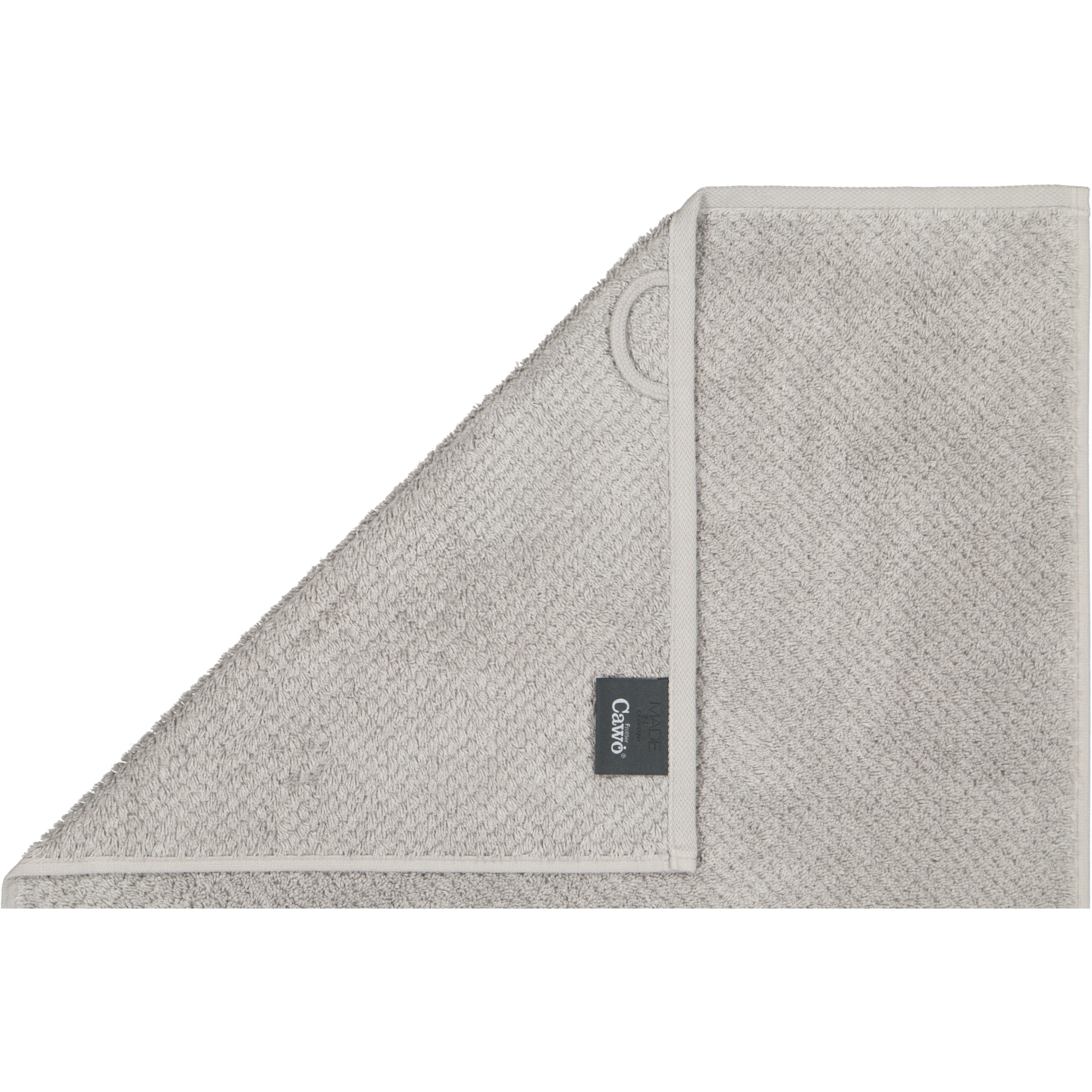 Cawö Handtücher Pure 6500 - Farbe: stein - 727 - Waschhandschuh 16x22 cm