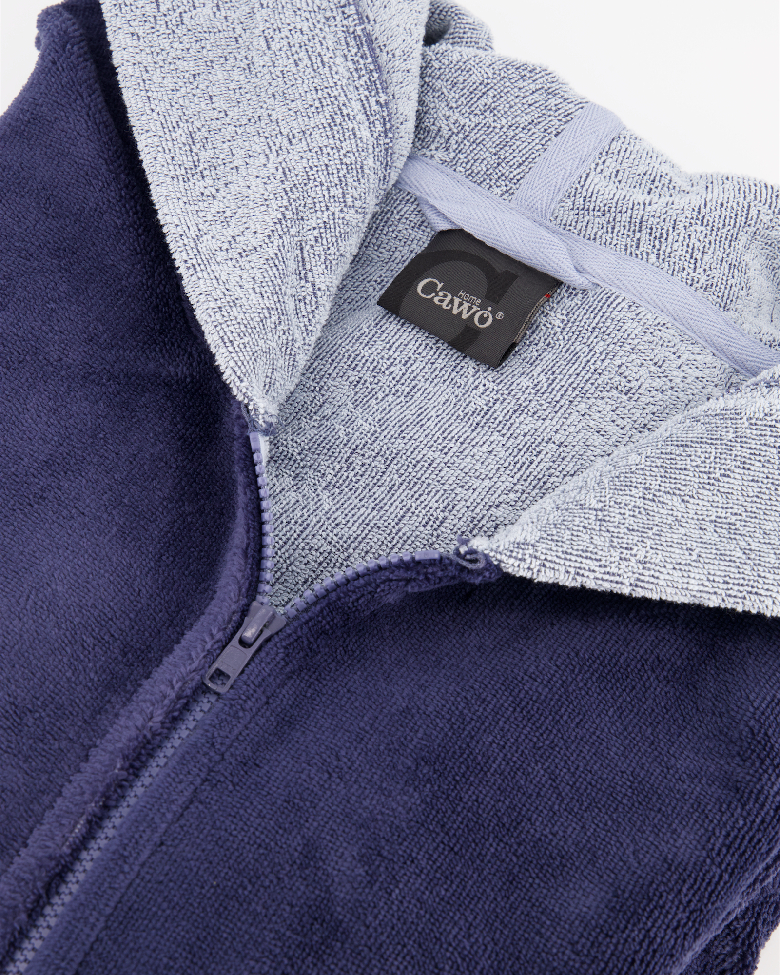 Cawö Home Bademäntel Damen Kurzmantel Kapuze 841 - Farbe: sea - 10 - XL