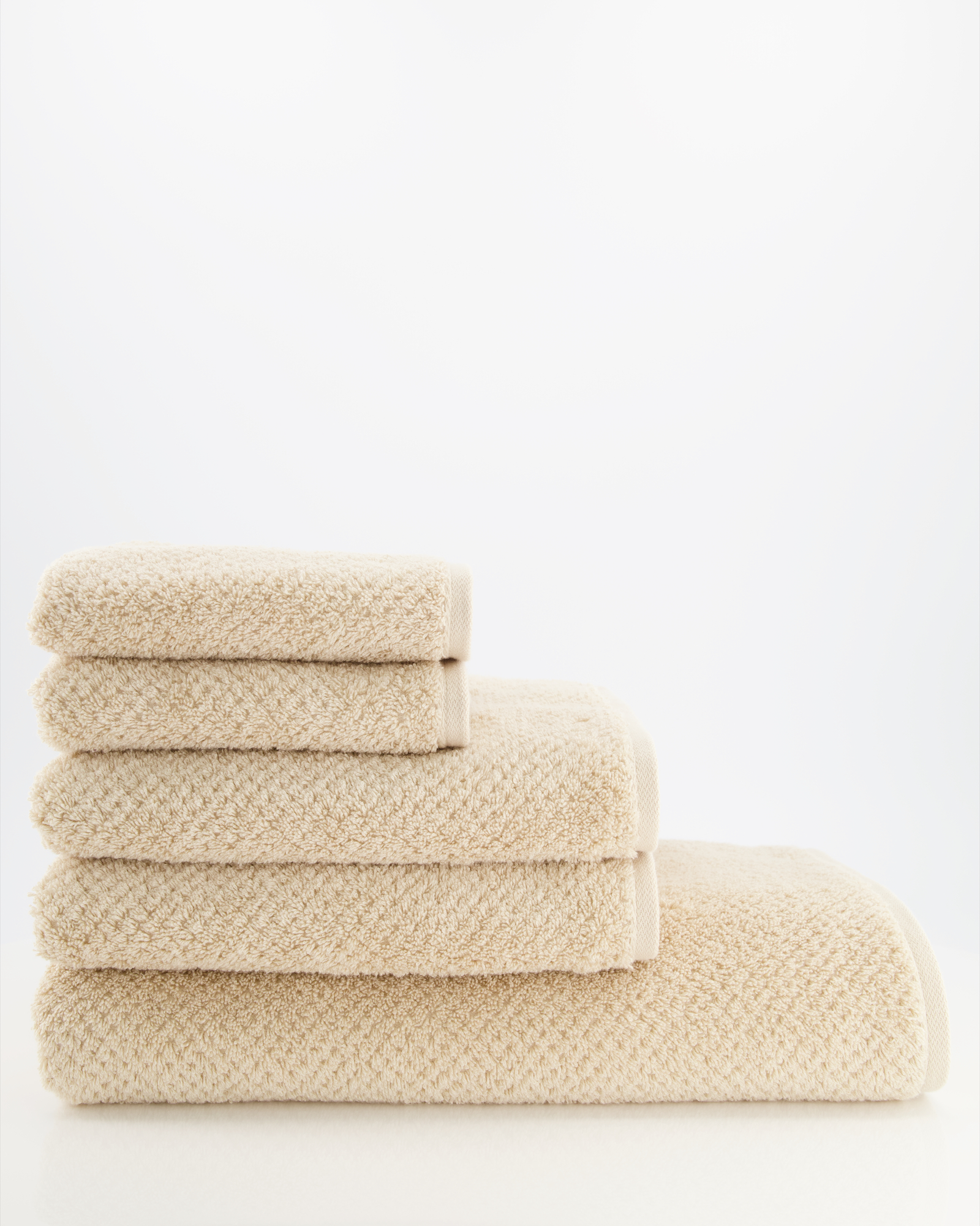 Cawö Handtücher Pure 6500 - Farbe: beige - 370 - Gästetuch 30x50 cm