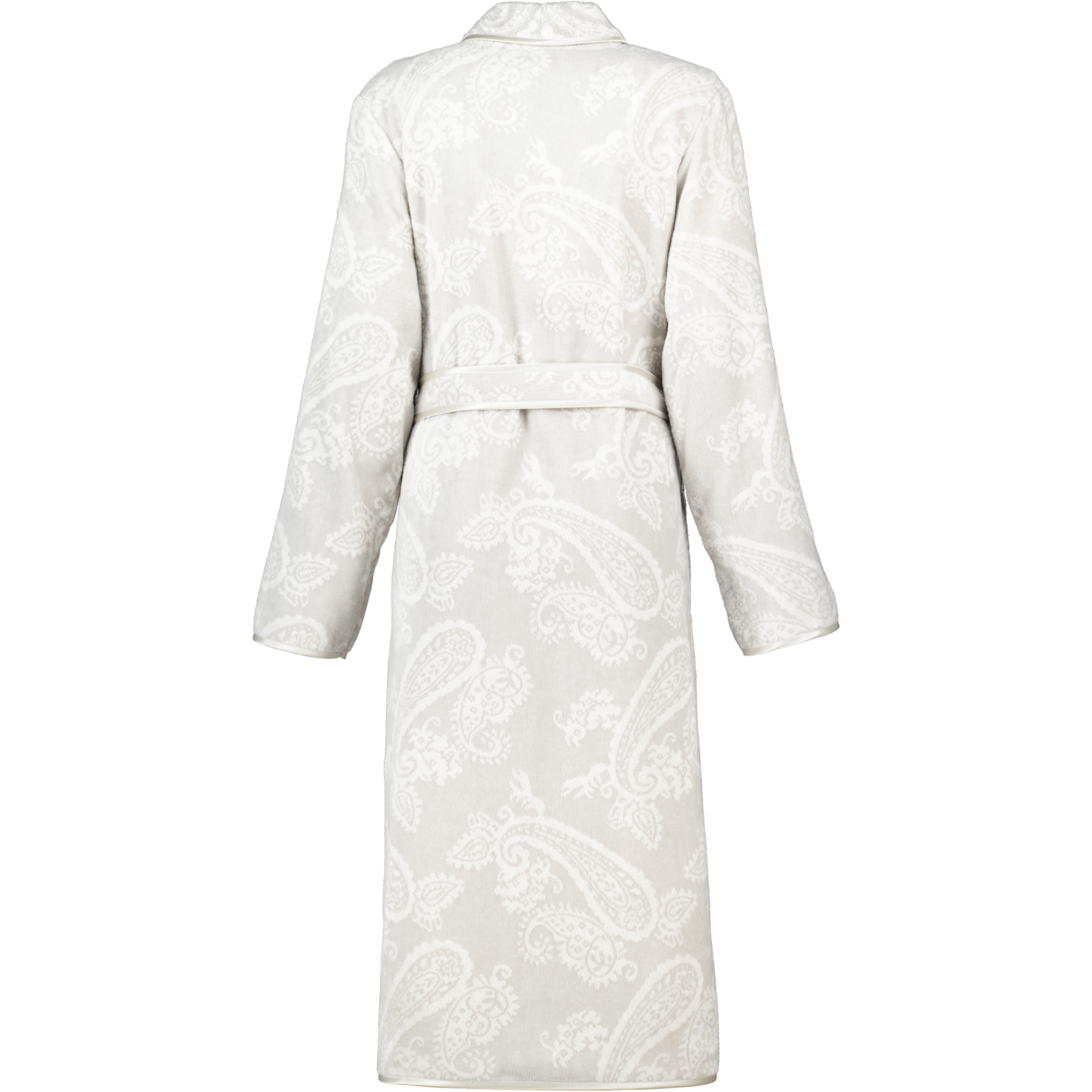 Cawö Bademäntel Damen Schalkragen Paisley 4420 silber - 73