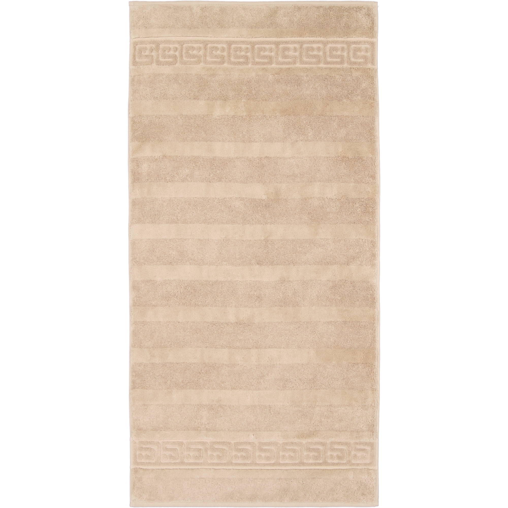 Cawö - Noblesse Uni 1001 - Farbe: 375 - sand - Handtuch 50x100 cm