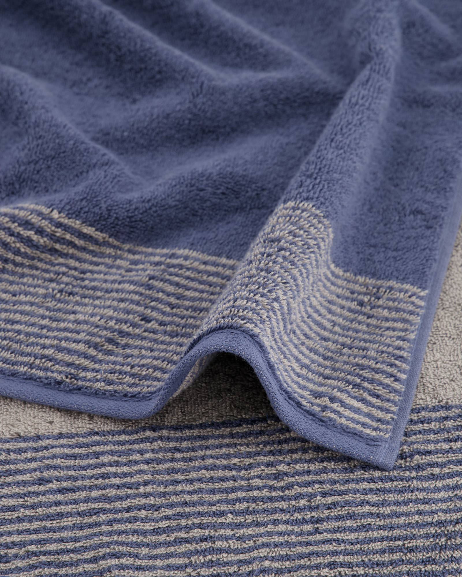 Cawö - Luxury Home Two-Tone 590 - Farbe: nachtblau - 10 - Seiflappen 30x30 cm