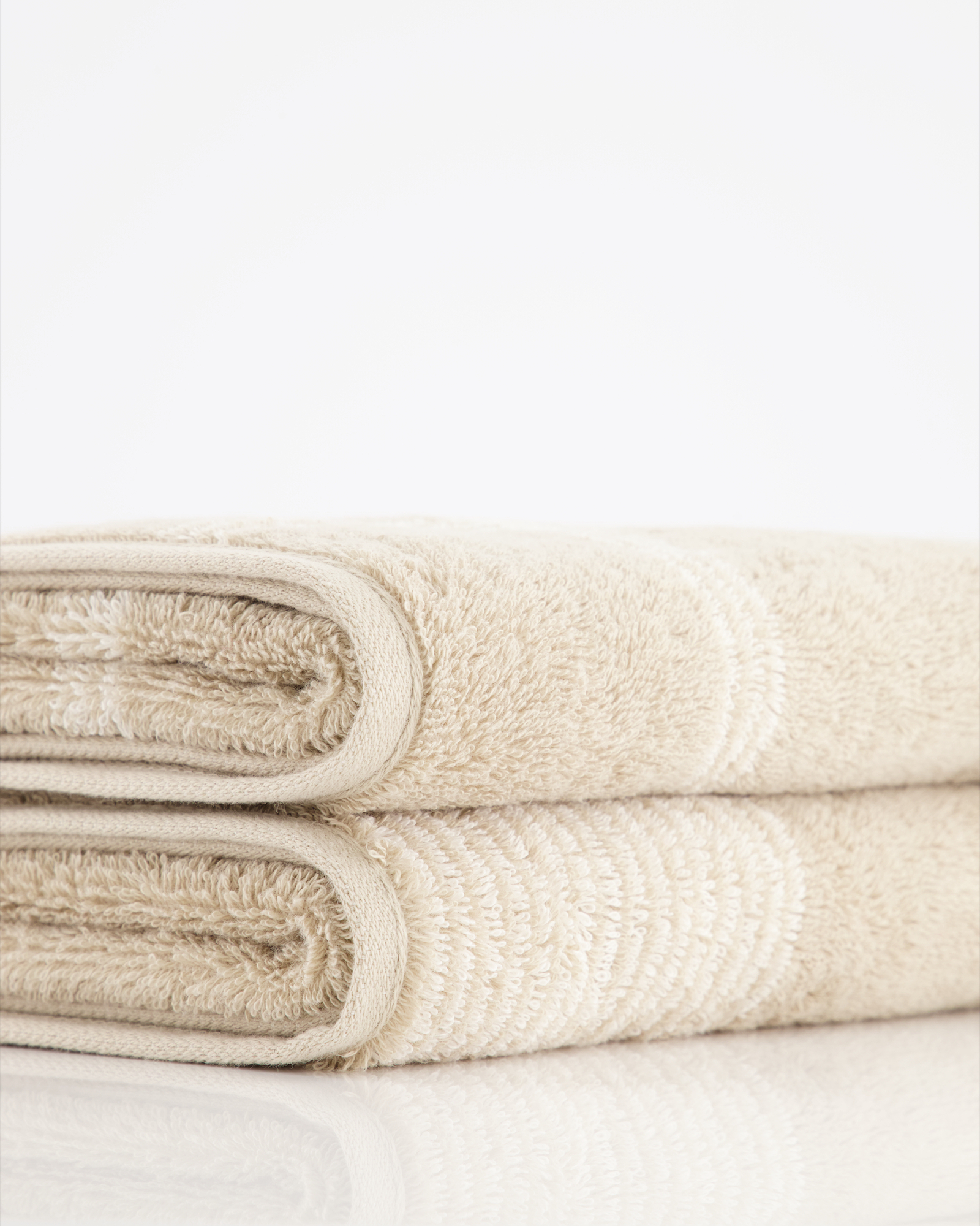 Cawö - Luxury Home Two-Tone 590 - Farbe: sand - 33 - Handtuch 50x100 cm