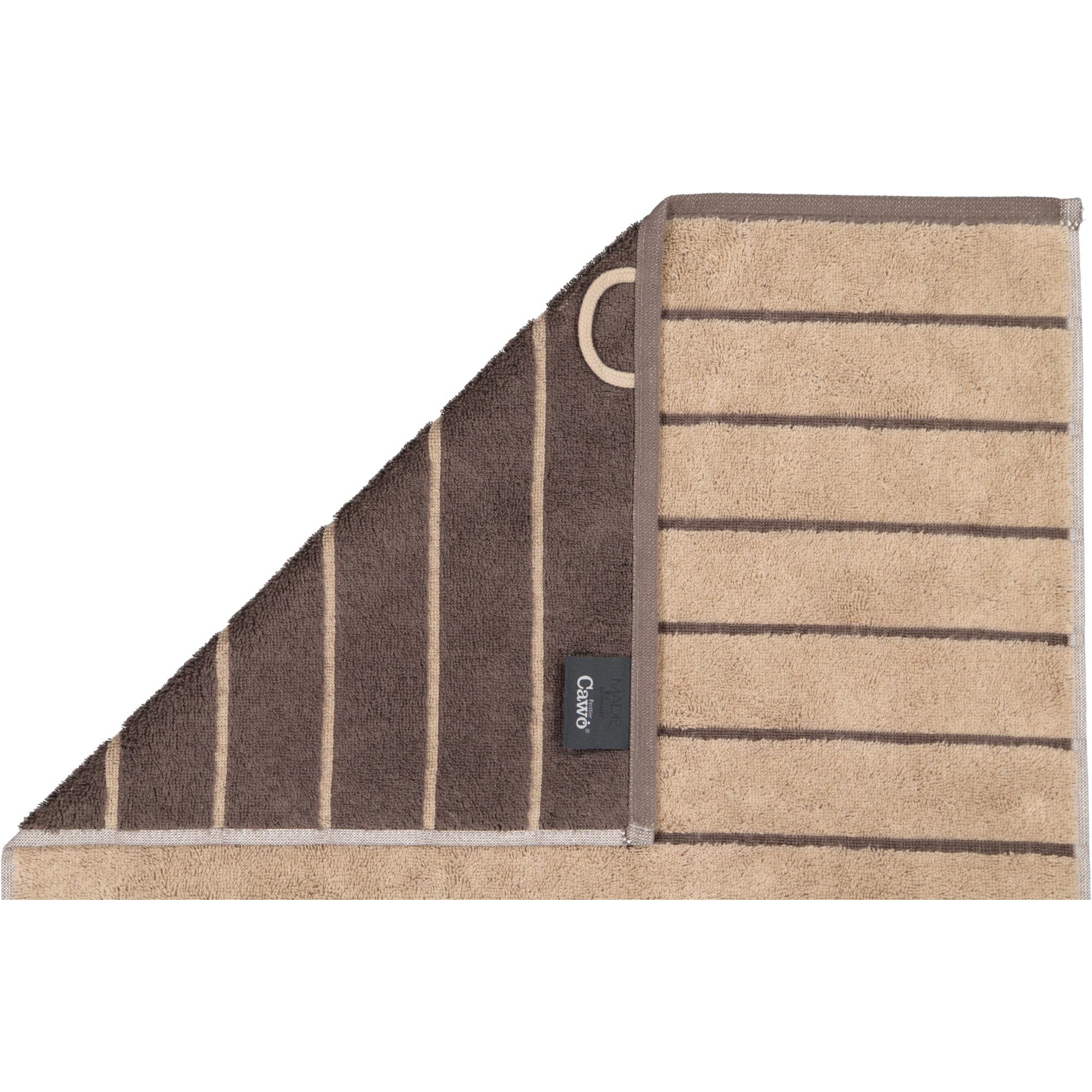 Cawö Handtücher Balance Doubleface 6232 sand - 39 - Handtuch 50x100 cm