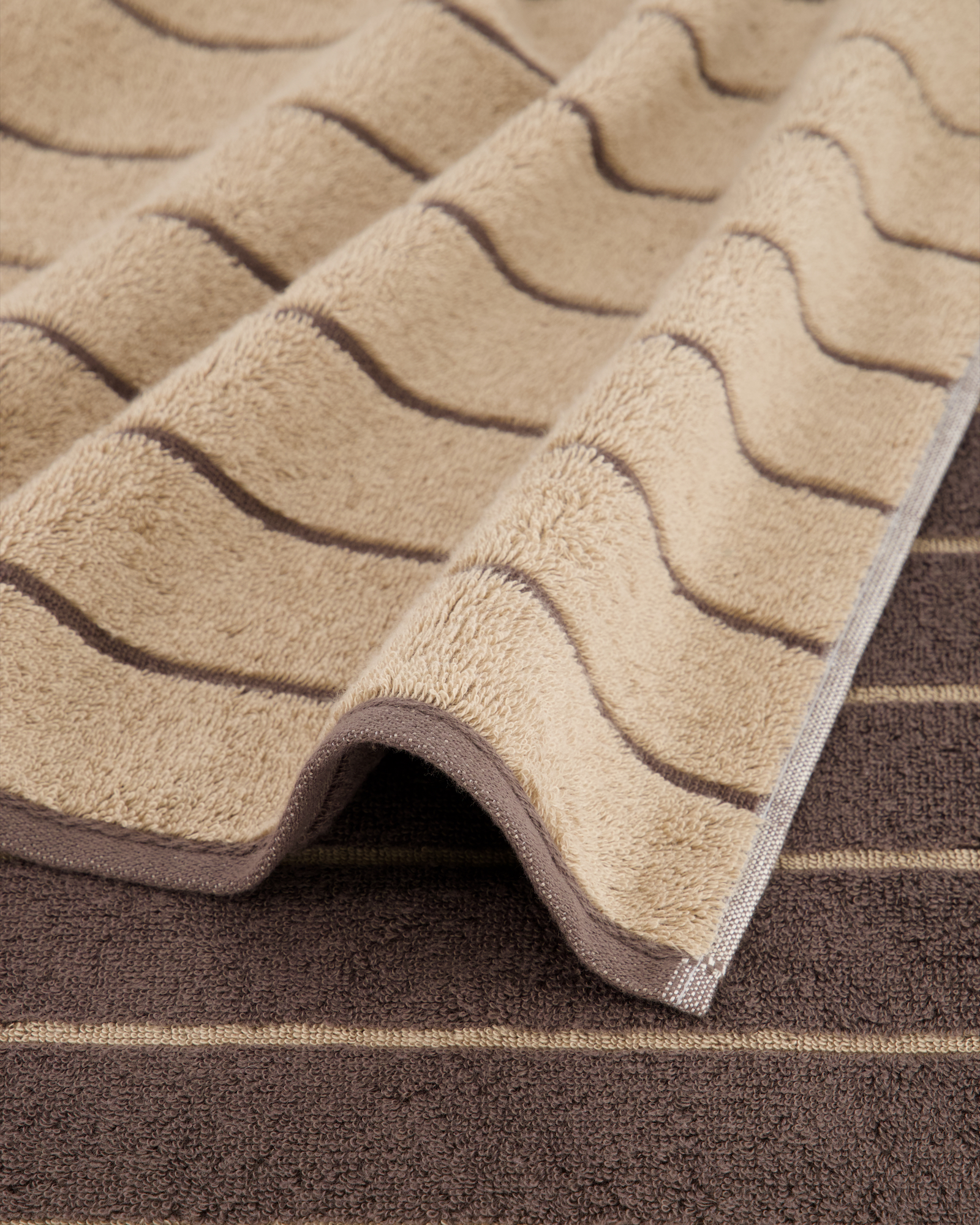 Cawö Handtücher Balance Doubleface 6232 sand - 39 - Handtuch 50x100 cm