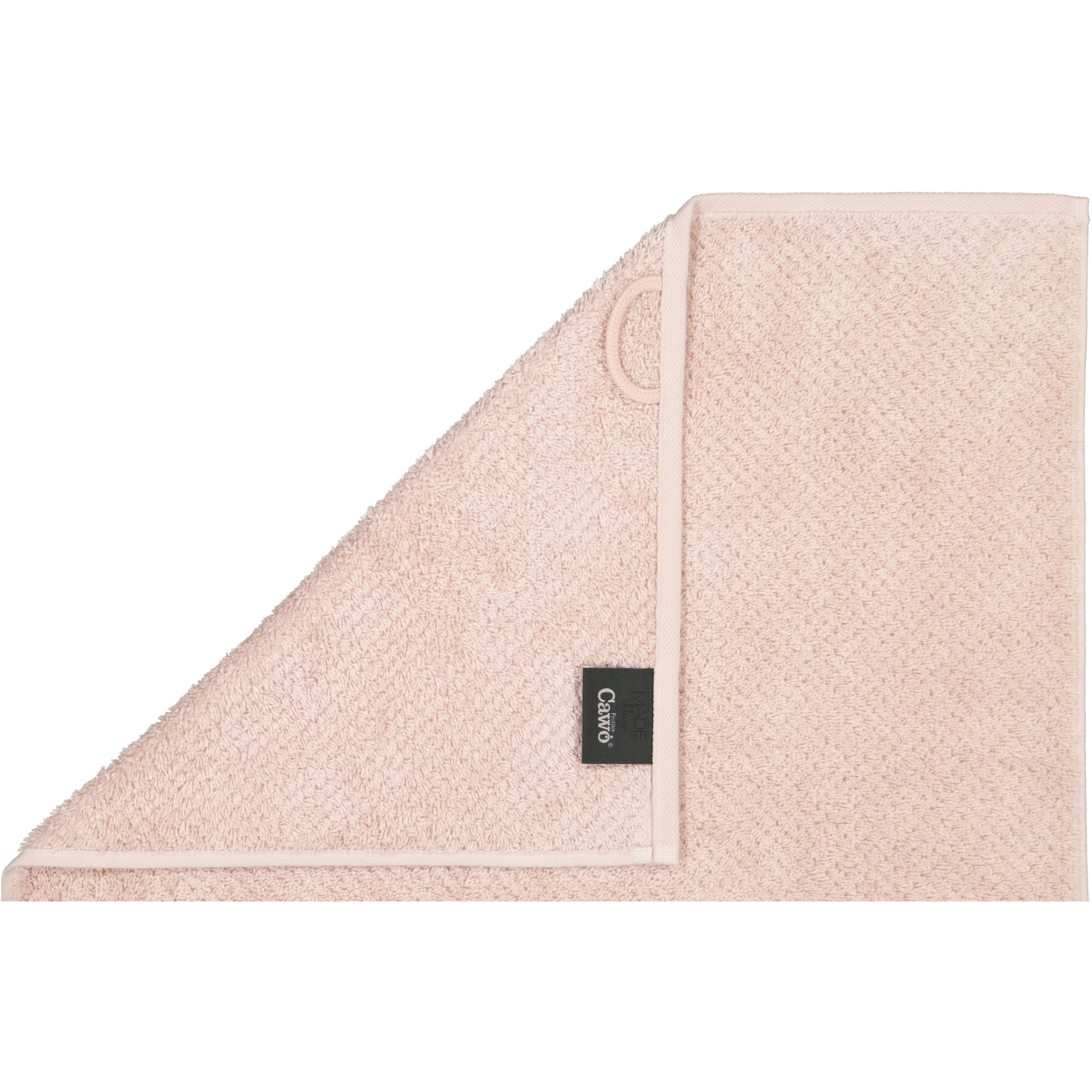 Cawö Handtücher Pure 6500 - Farbe: puder - 383 - Gästetuch 30x50 cm