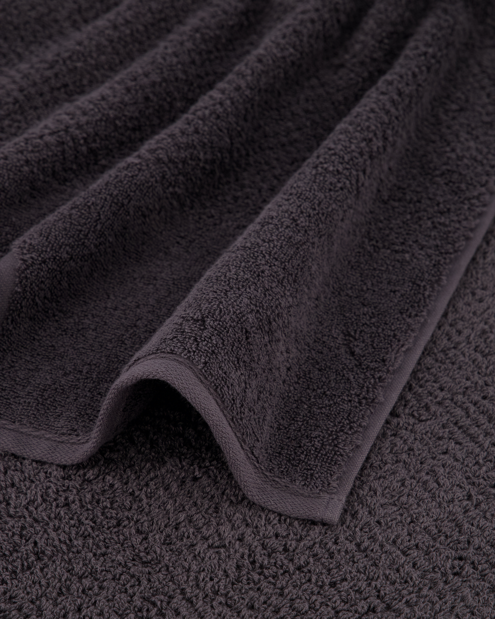 Cawö Saunatücher Pure 6501 basalt - 740 - 80x200 cm