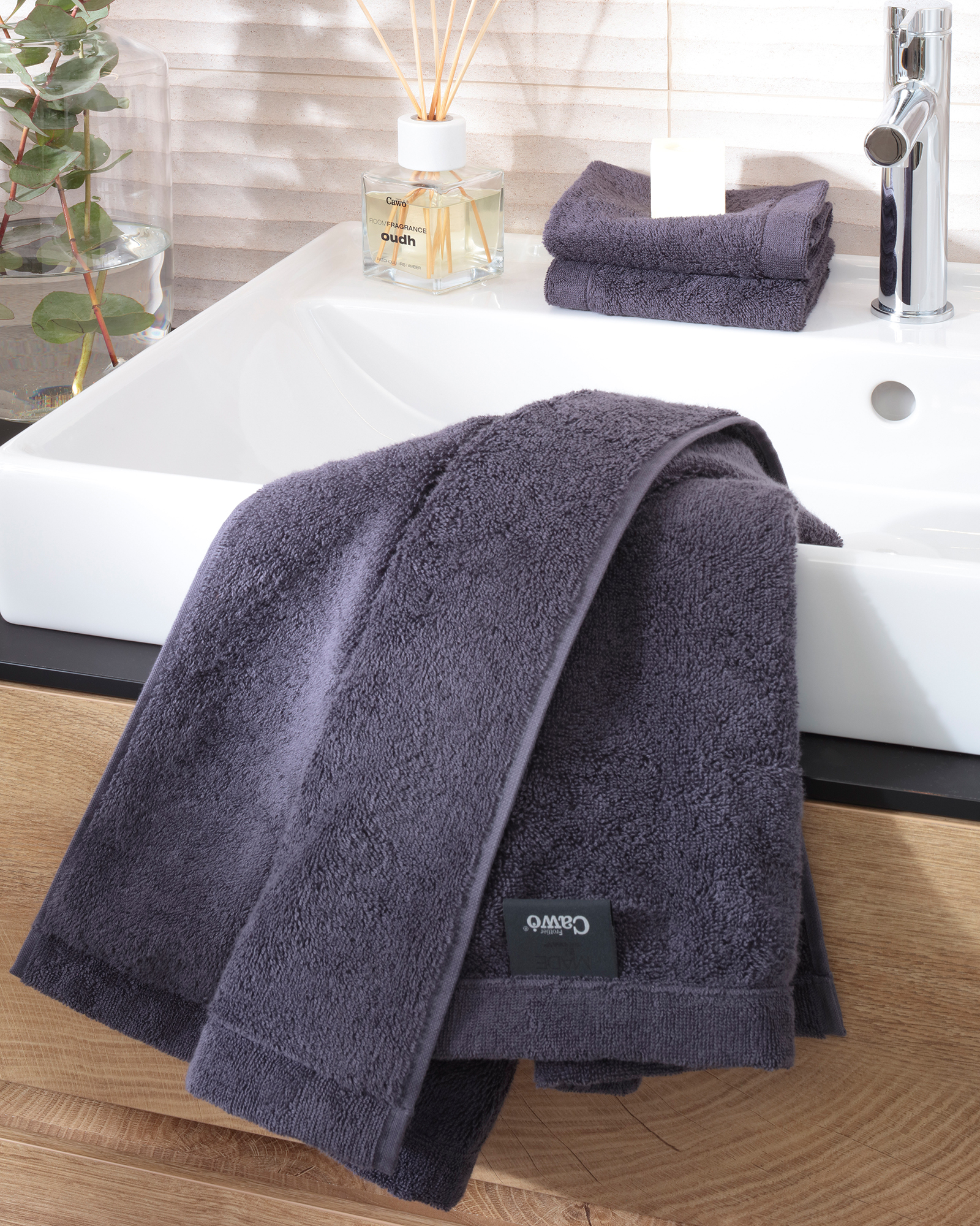 Cawö Handtücher Life Style Uni 7007 midnight - 878 - Handtuch 50x100 cm