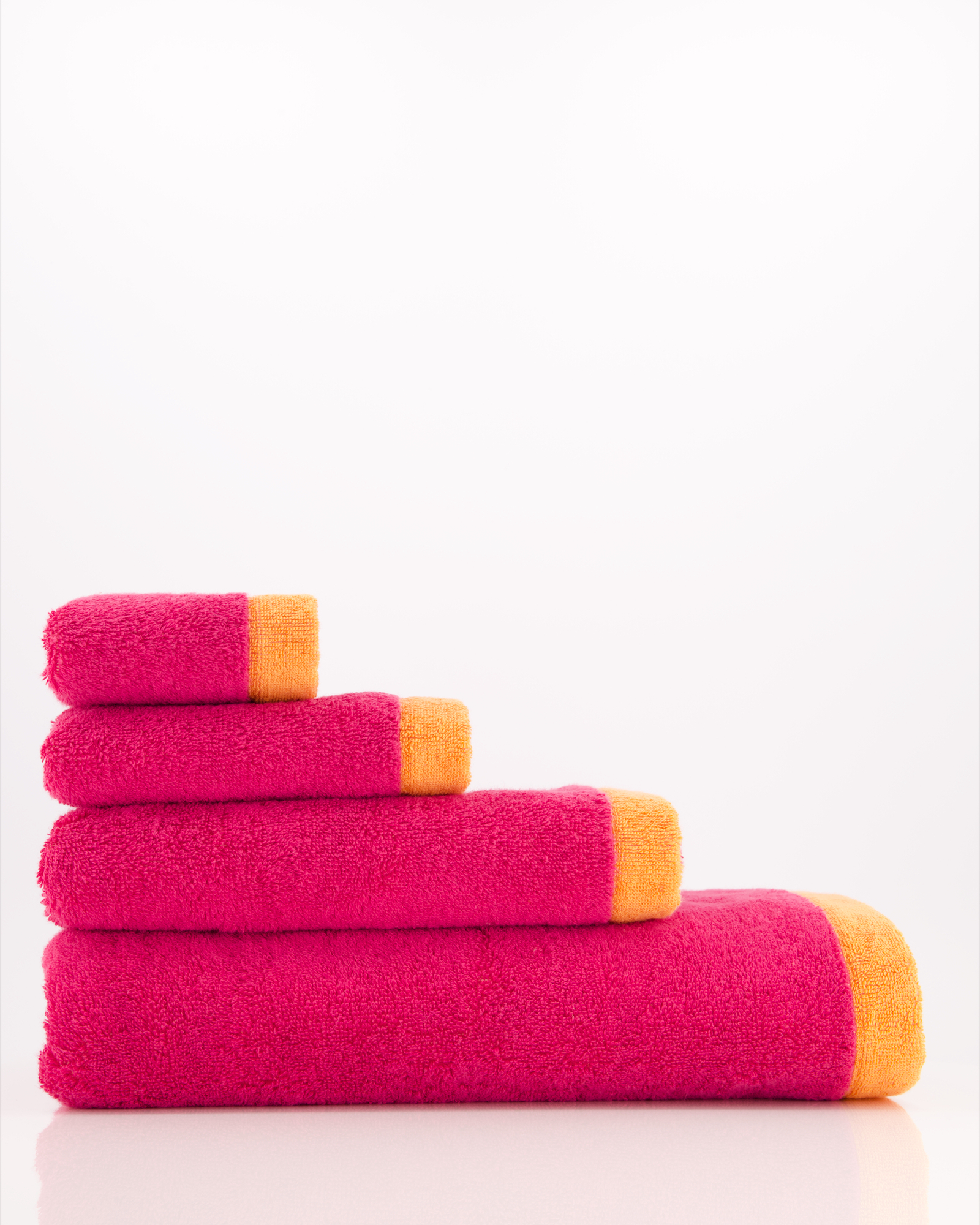 Cawö Handtücher Lifestyle Splash 7071 pink/mandarine - 23